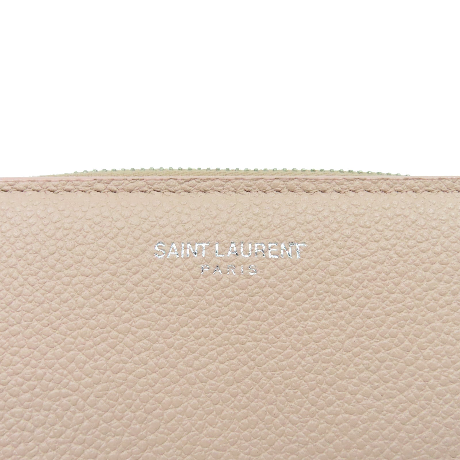 SAINT LAURENT 【激減優惠】牛皮皮革Short Wallet短錢包粉紅色