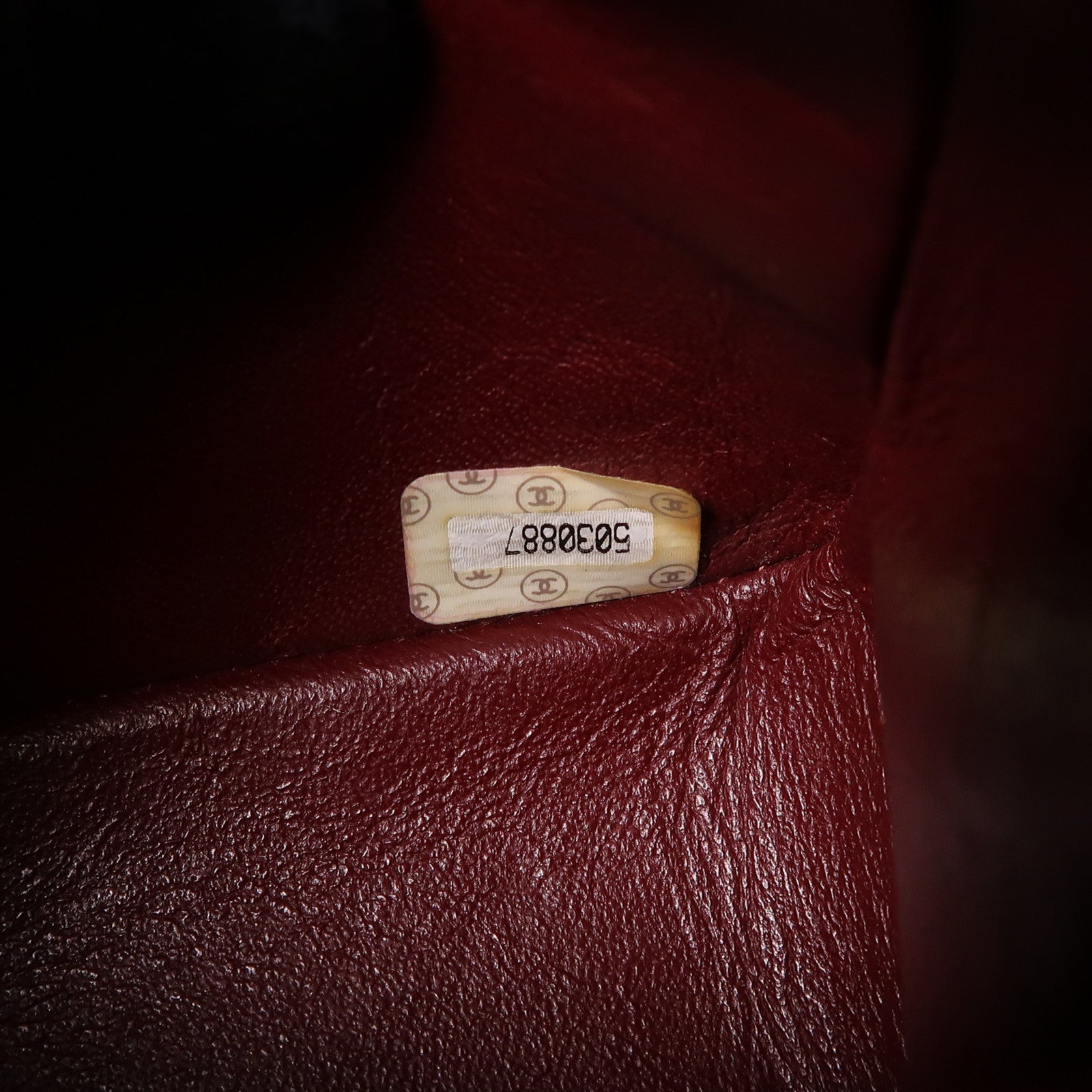CHANEL 羊皮皮革Classic 23金扣鏈帶肩背袋