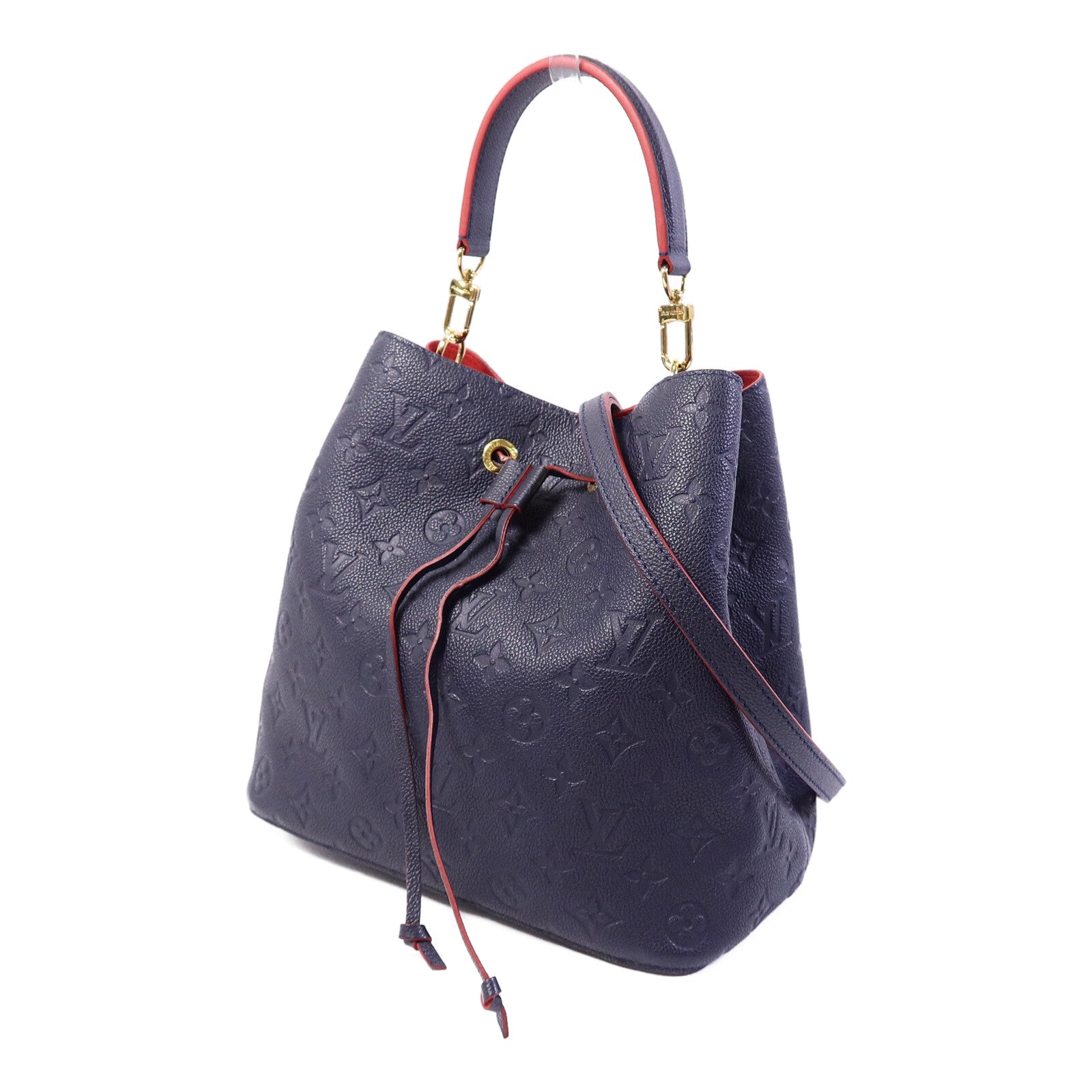 LOUIS VUITTON Monogram Empreinte Neo Noe MM手挽肩背兩用袋