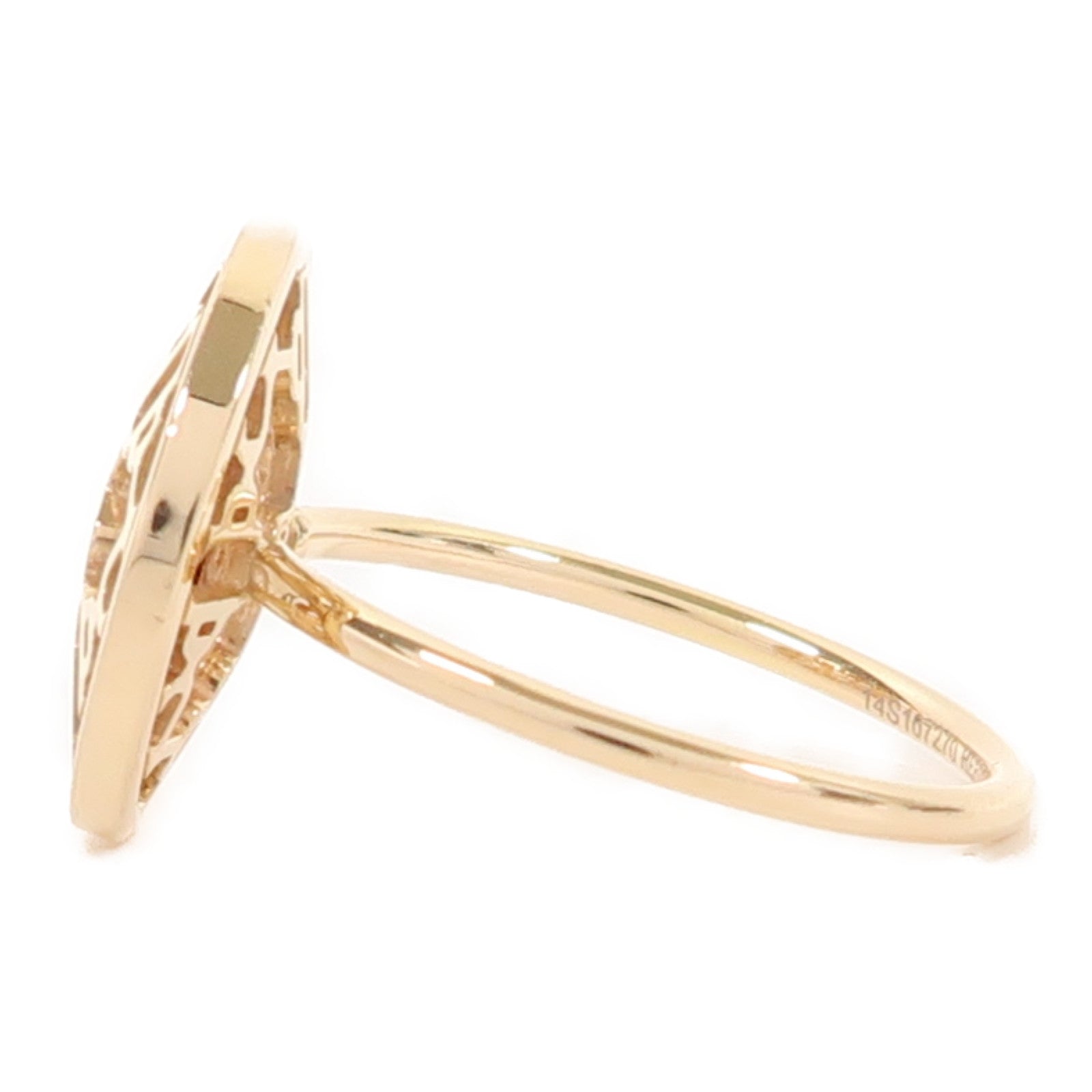 HERMES 【激減優惠】18K玫瑰金Chaine D'Ancre Passerelle Ring戒指US#5.75