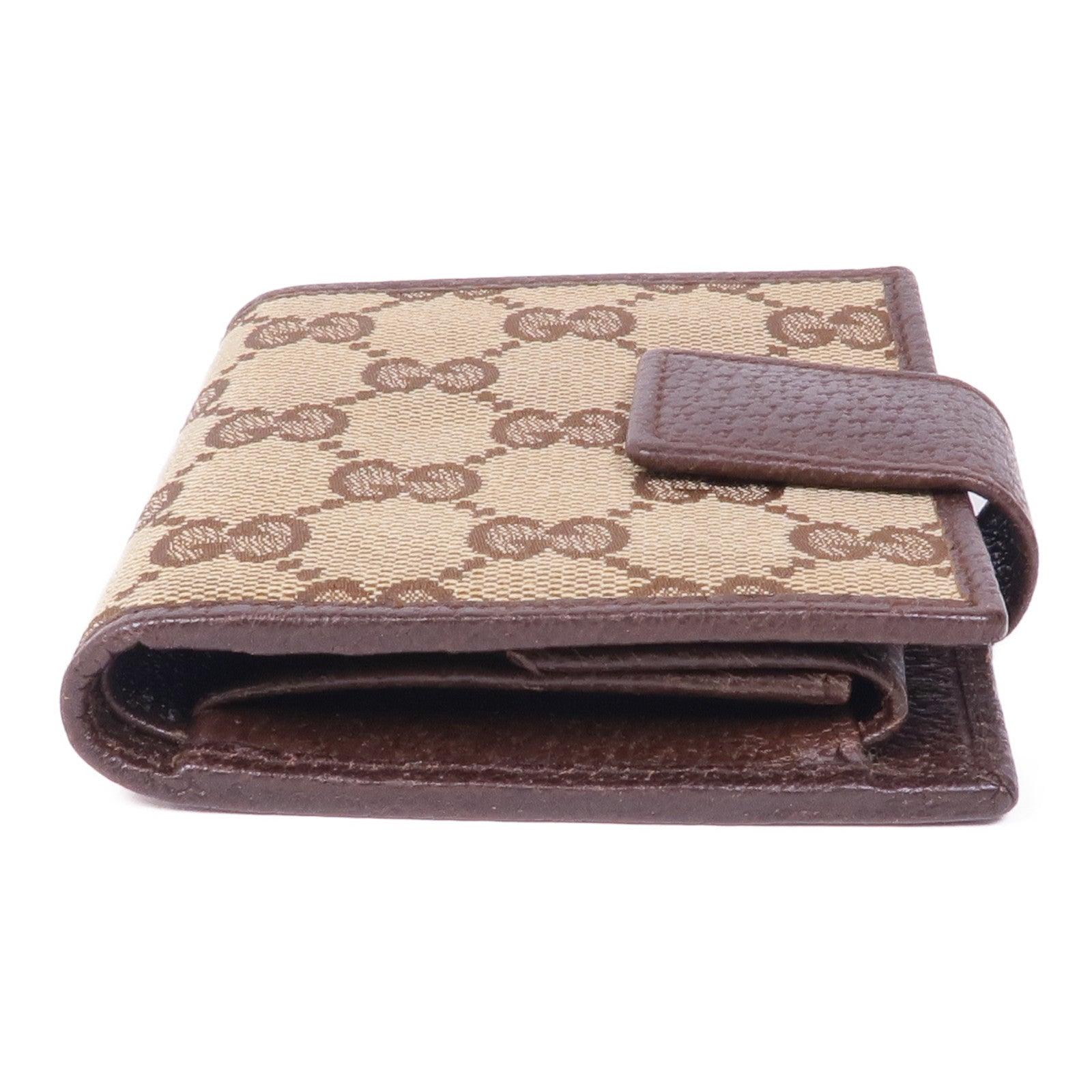 GUCCI 帆布Wallet銀扣錢包