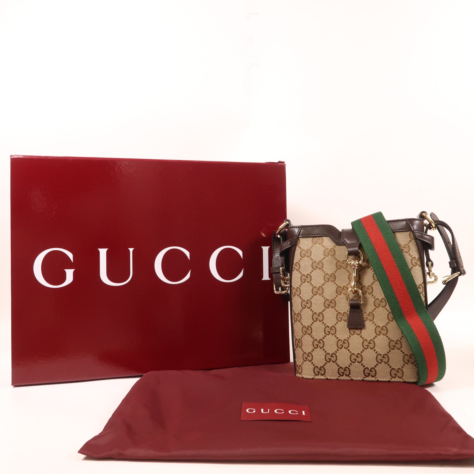 GUCCI GG SHW Shoulder Bag 782919 Canvas Brown