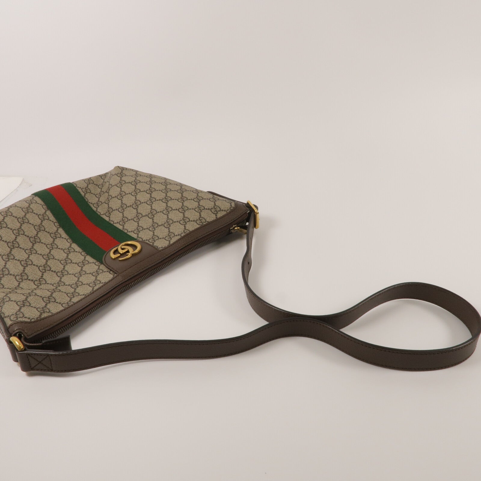 GUCCI 塗層帆布Ophidia Small Shoulder Bag肩背袋