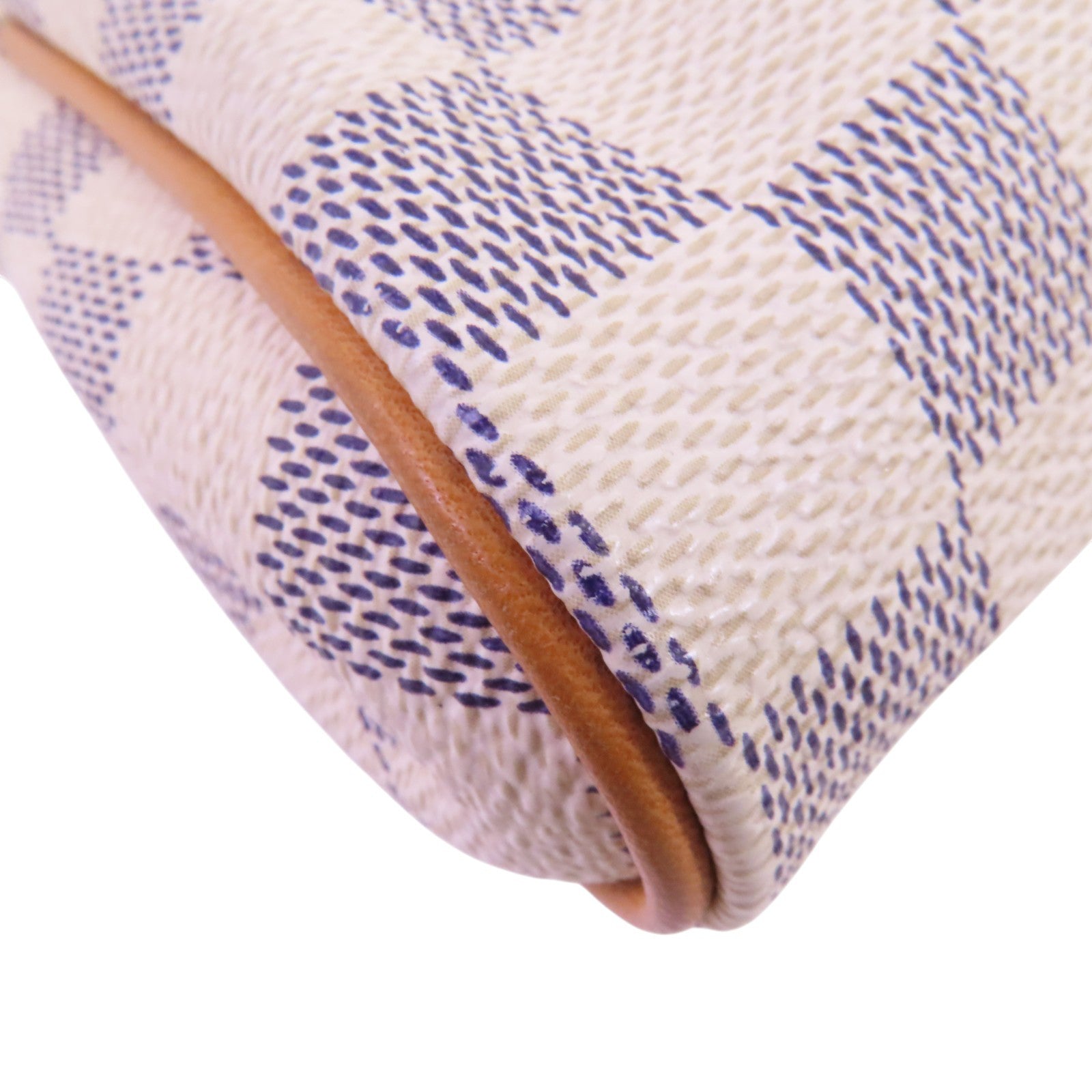 LOUIS VUITTON Damier Azur Eva金扣手挽肩背兩用袋