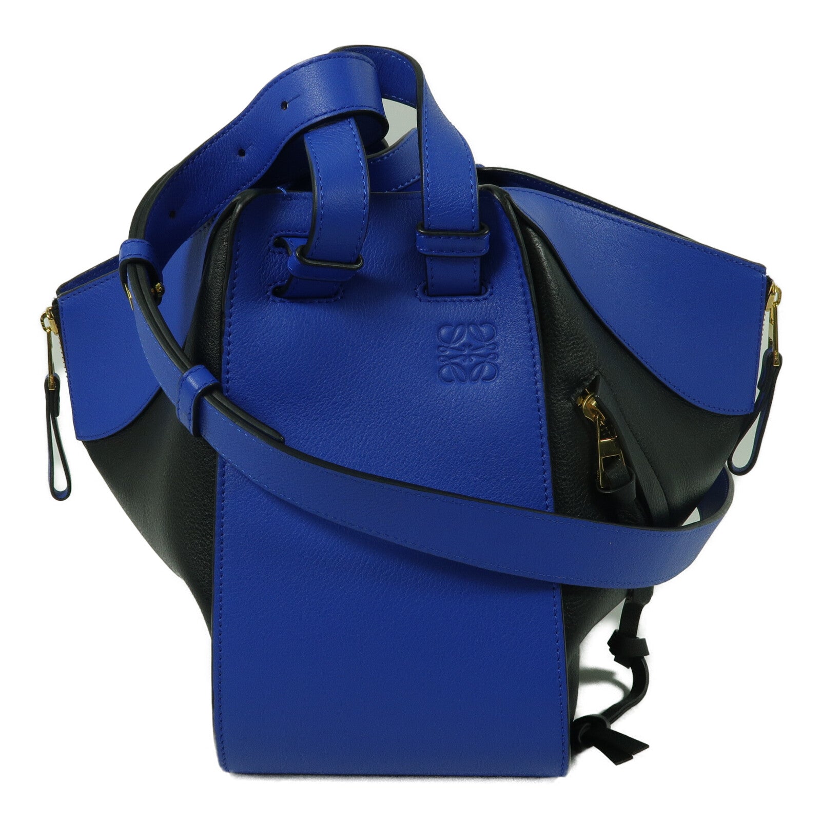 LOEWE 牛皮皮革Hammock Small手挽肩背兩用袋