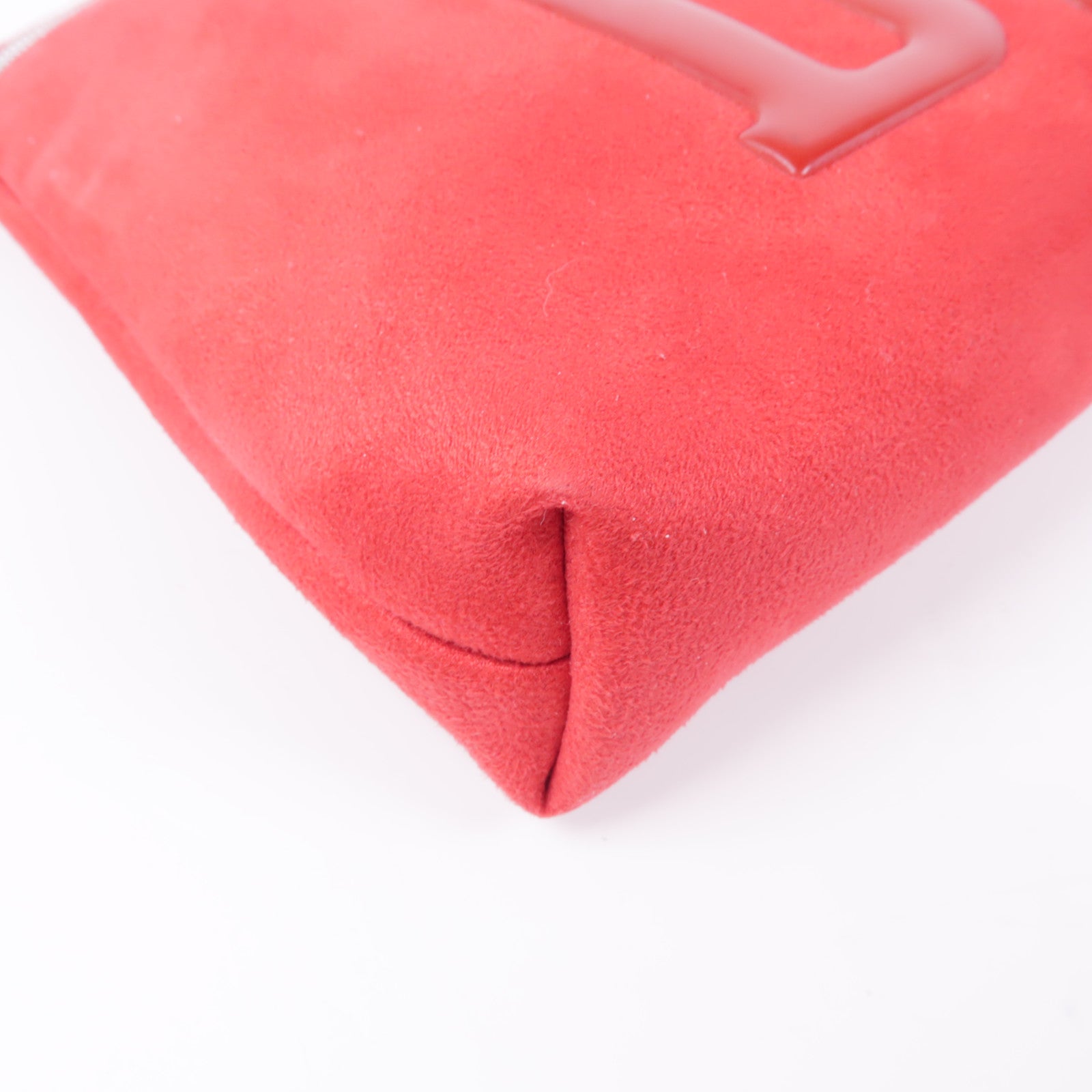 Dior 麂皮皮革Clutch/Pouch銀扣手拿包