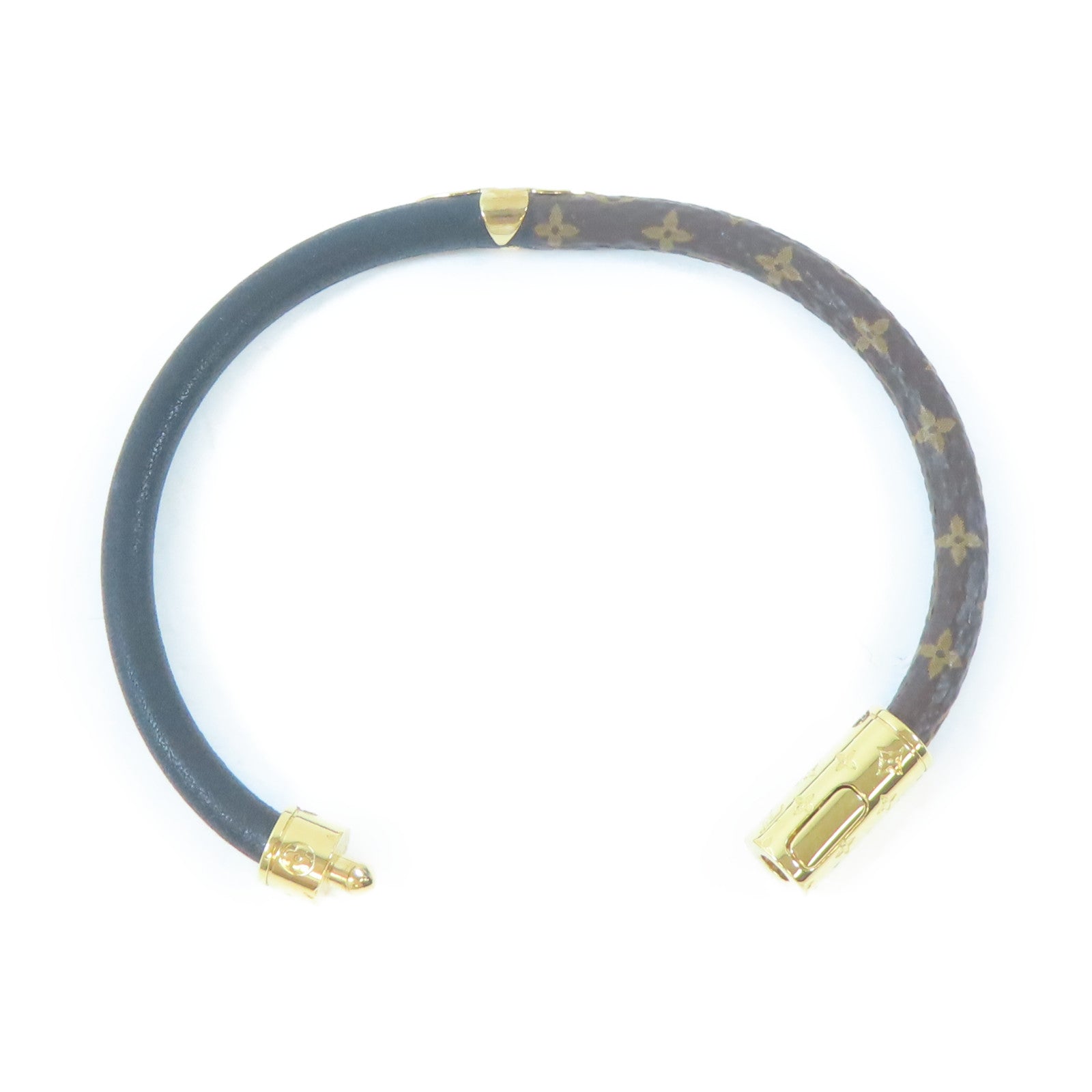 LOUIS VUITTON Monogram Daily Confidertial Bracelet手鏈啡色