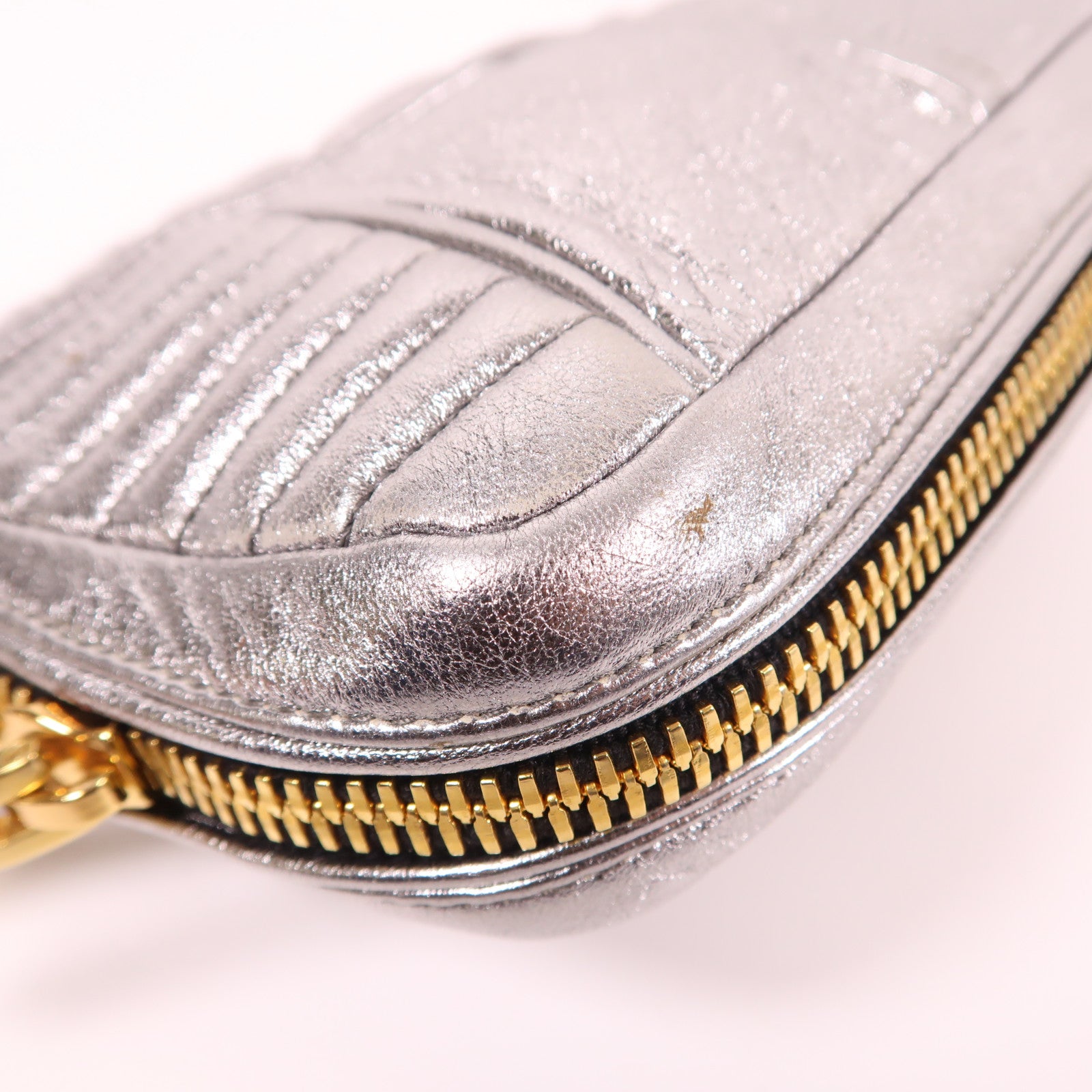 Miu Miu 牛皮皮革Shoulder Bag金扣手挽肩背兩用袋