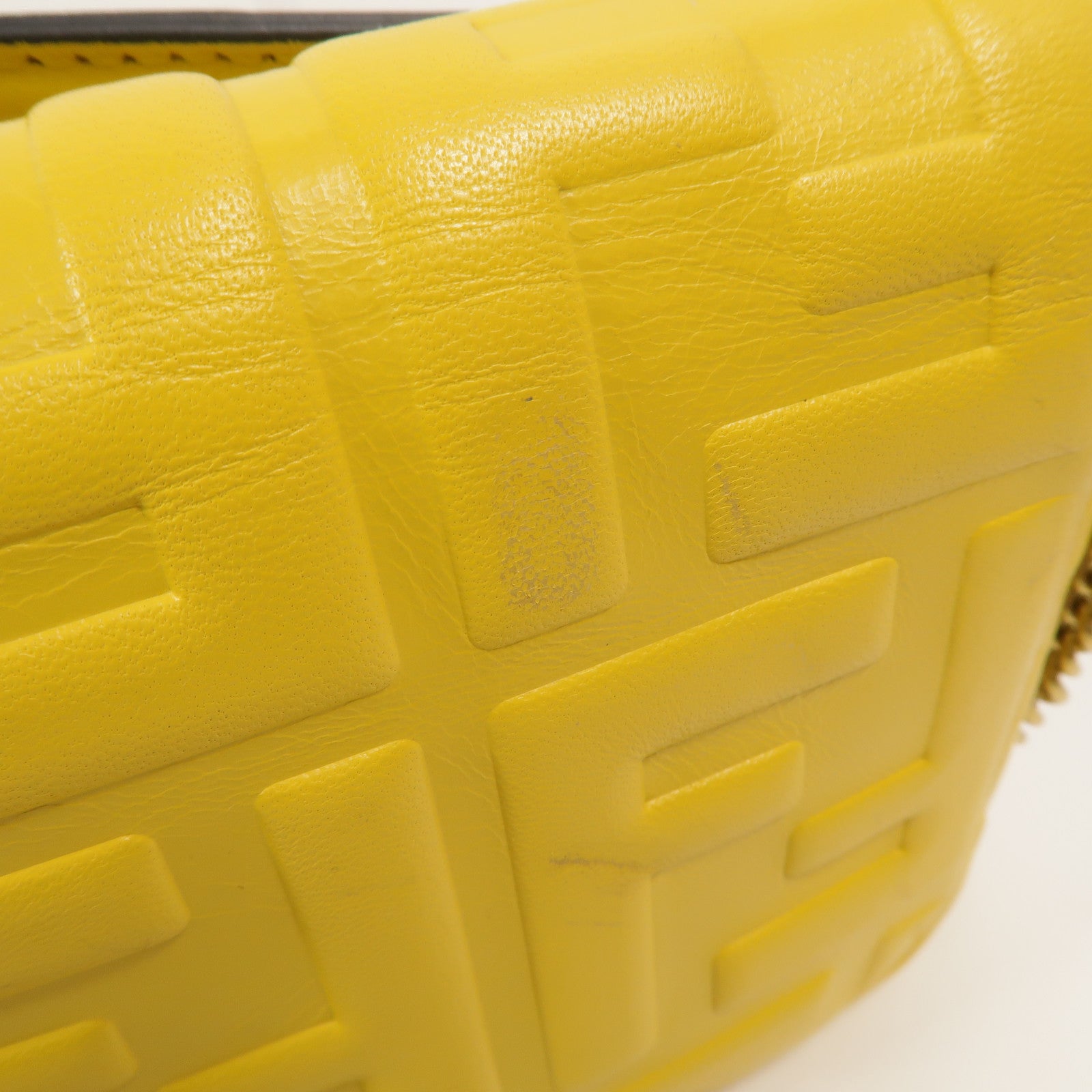 FENDI 牛皮皮革Baguette Mini手挽肩背兩用袋