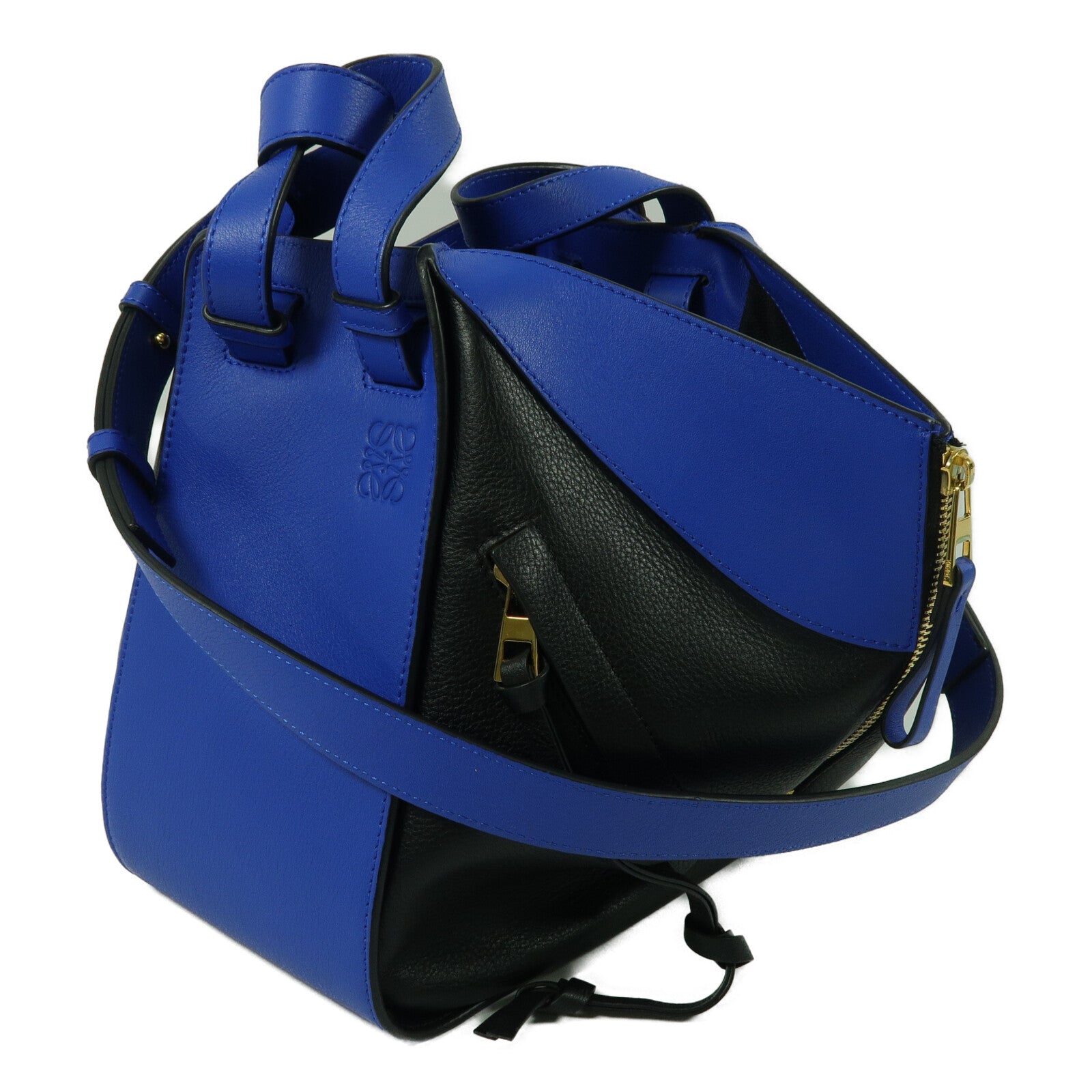LOEWE 牛皮皮革Hammock Small手挽肩背兩用袋