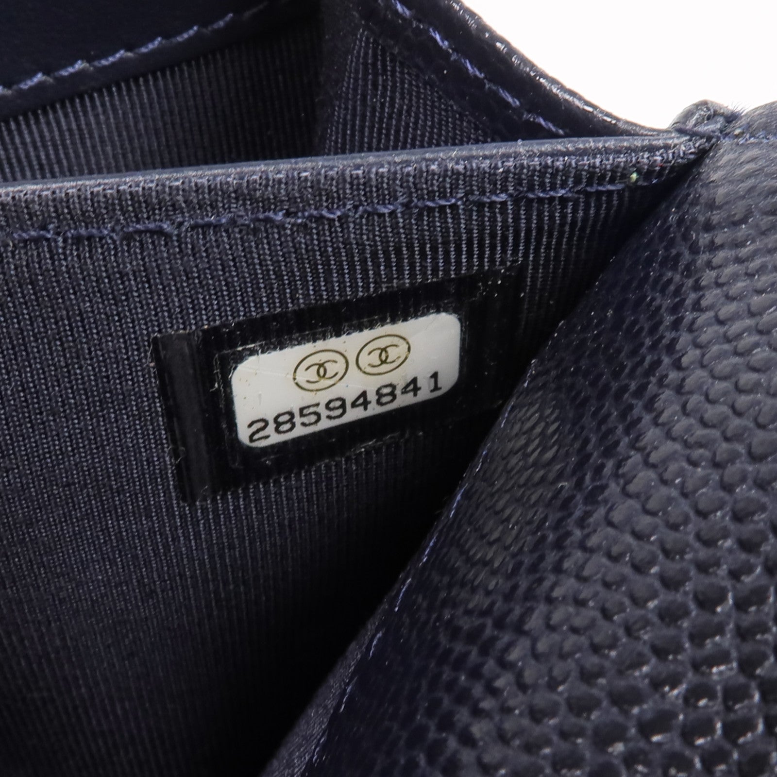 CHANEL 牛皮皮革Wallet金扣錢包