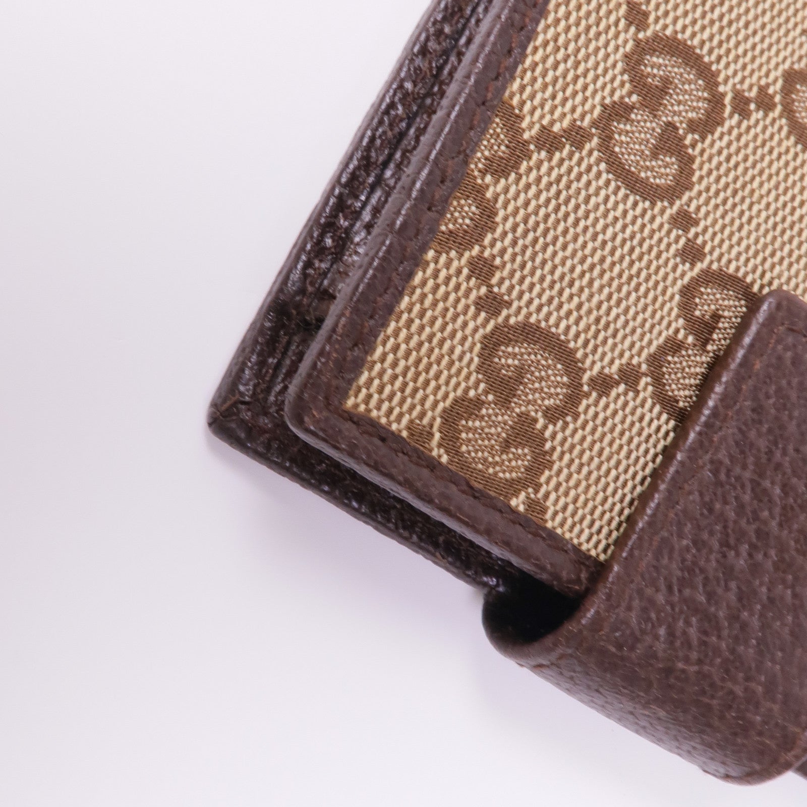 GUCCI 帆布Wallet銀扣錢包