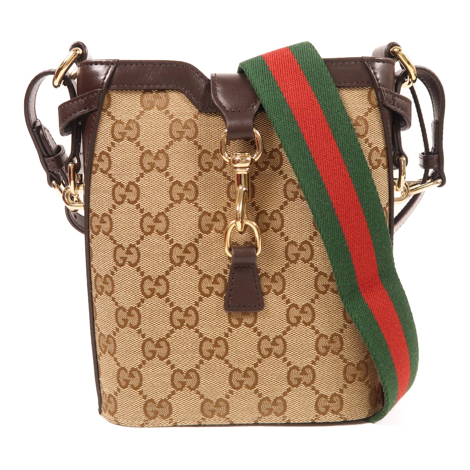GUCCI GG SHW Shoulder Bag 782919 Canvas Brown