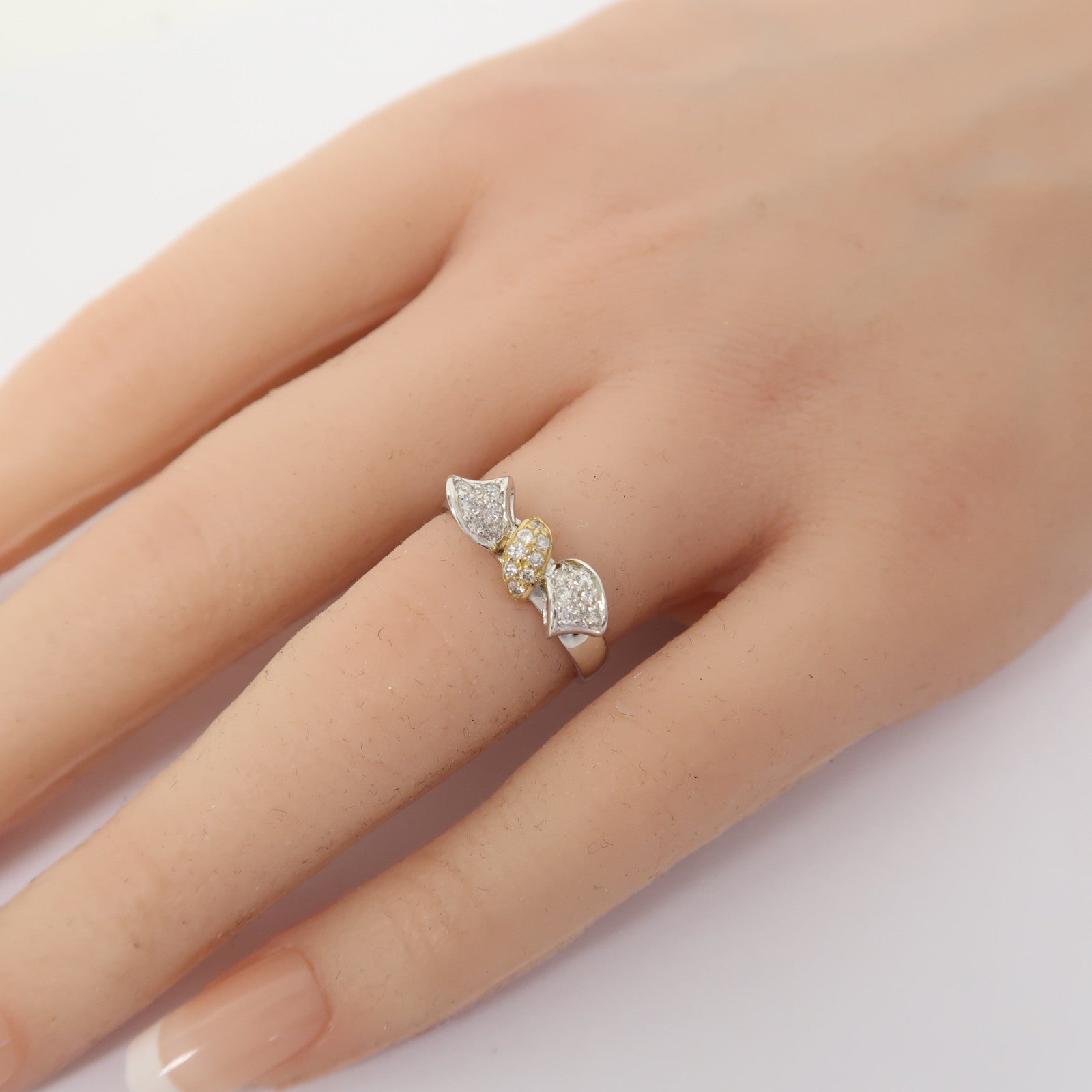 JEWELRY 【激減優惠】18K白金Diamond Ring戒指US#6.25