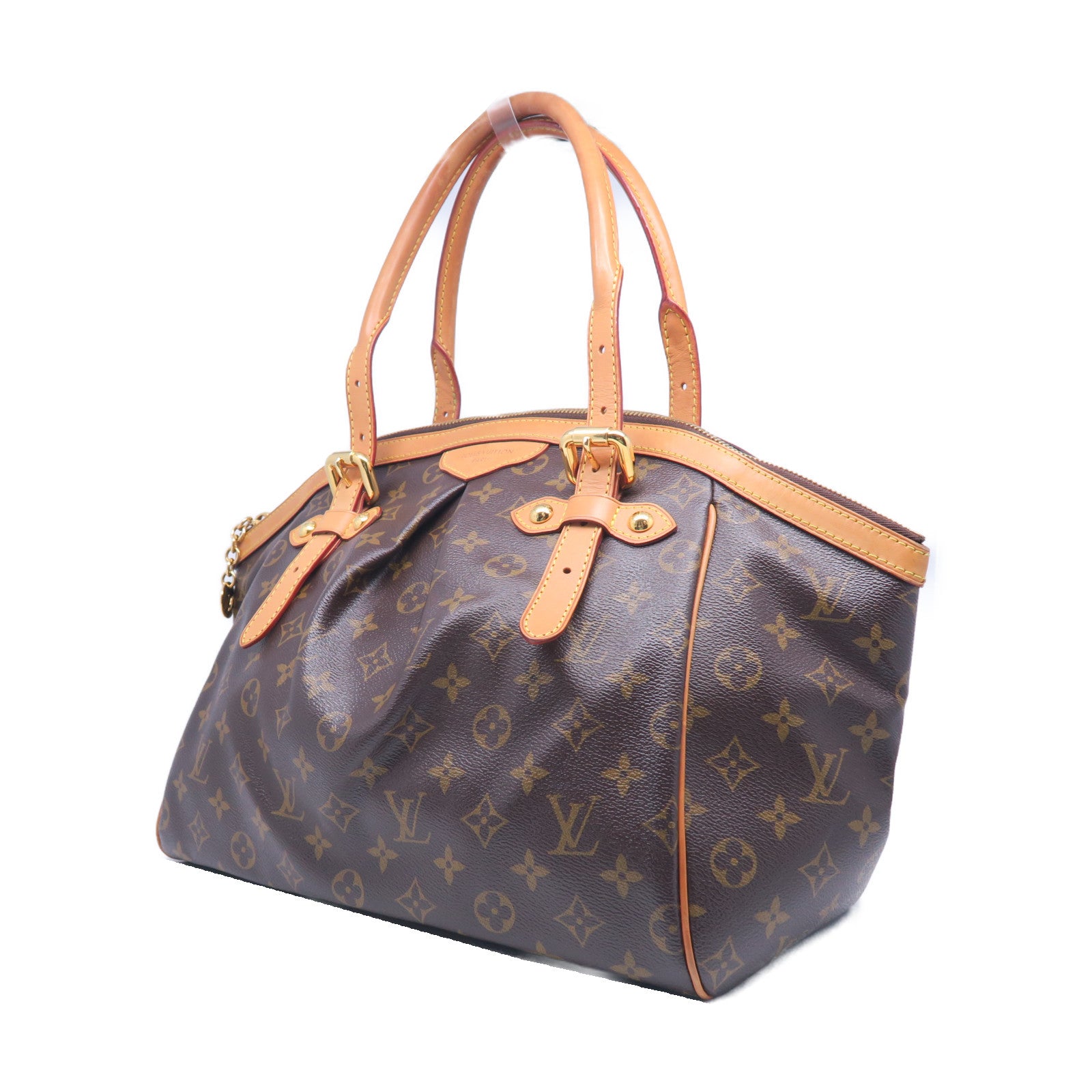 LOUIS VUITTON 【激減優惠】Monogram Tivoli GM金扣肩背袋啡色