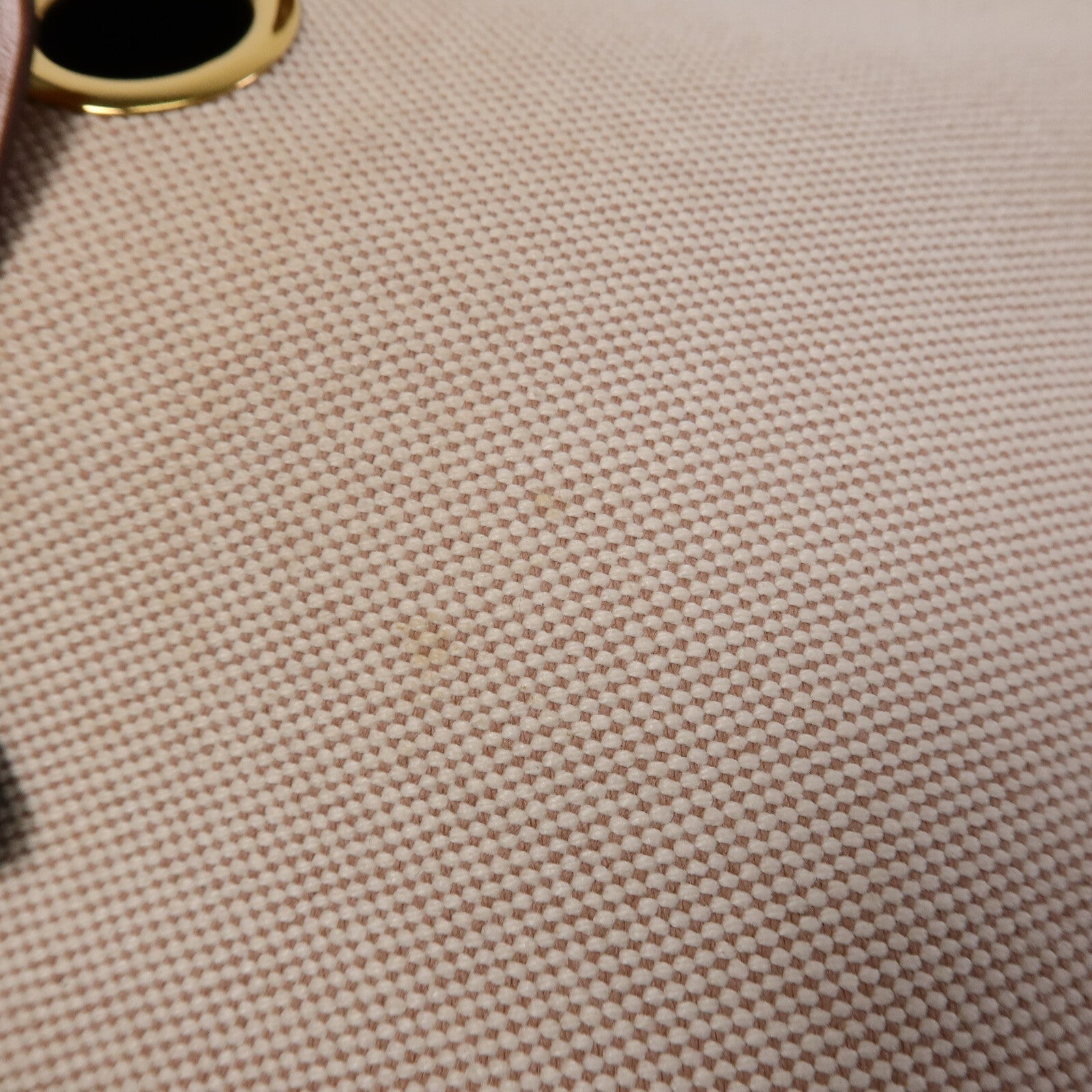 HERMES 帆布Mini Herbag肩背袋Gold
