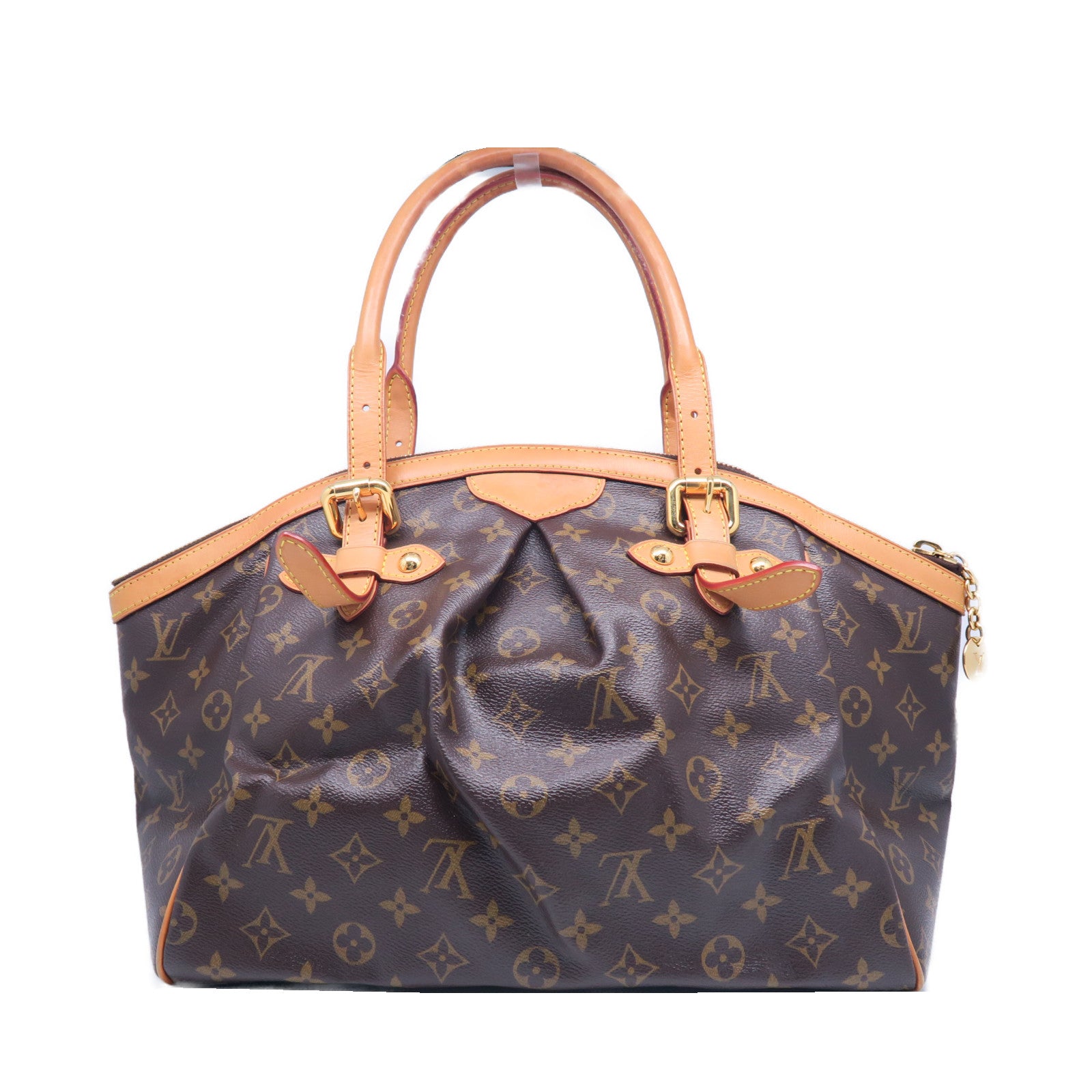 LOUIS VUITTON 【激減優惠】Monogram Tivoli GM金扣肩背袋啡色