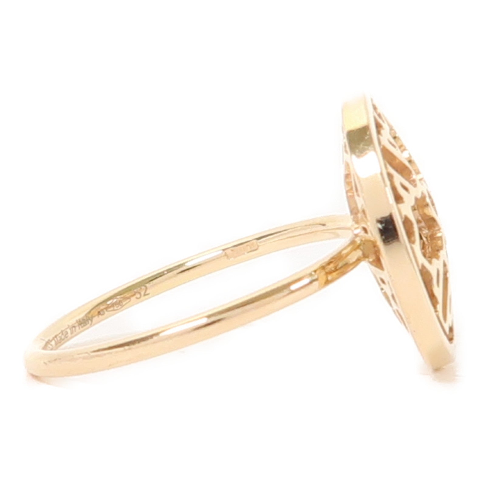 HERMES 【激減優惠】18K玫瑰金Chaine D'Ancre Passerelle Ring戒指US#5.75