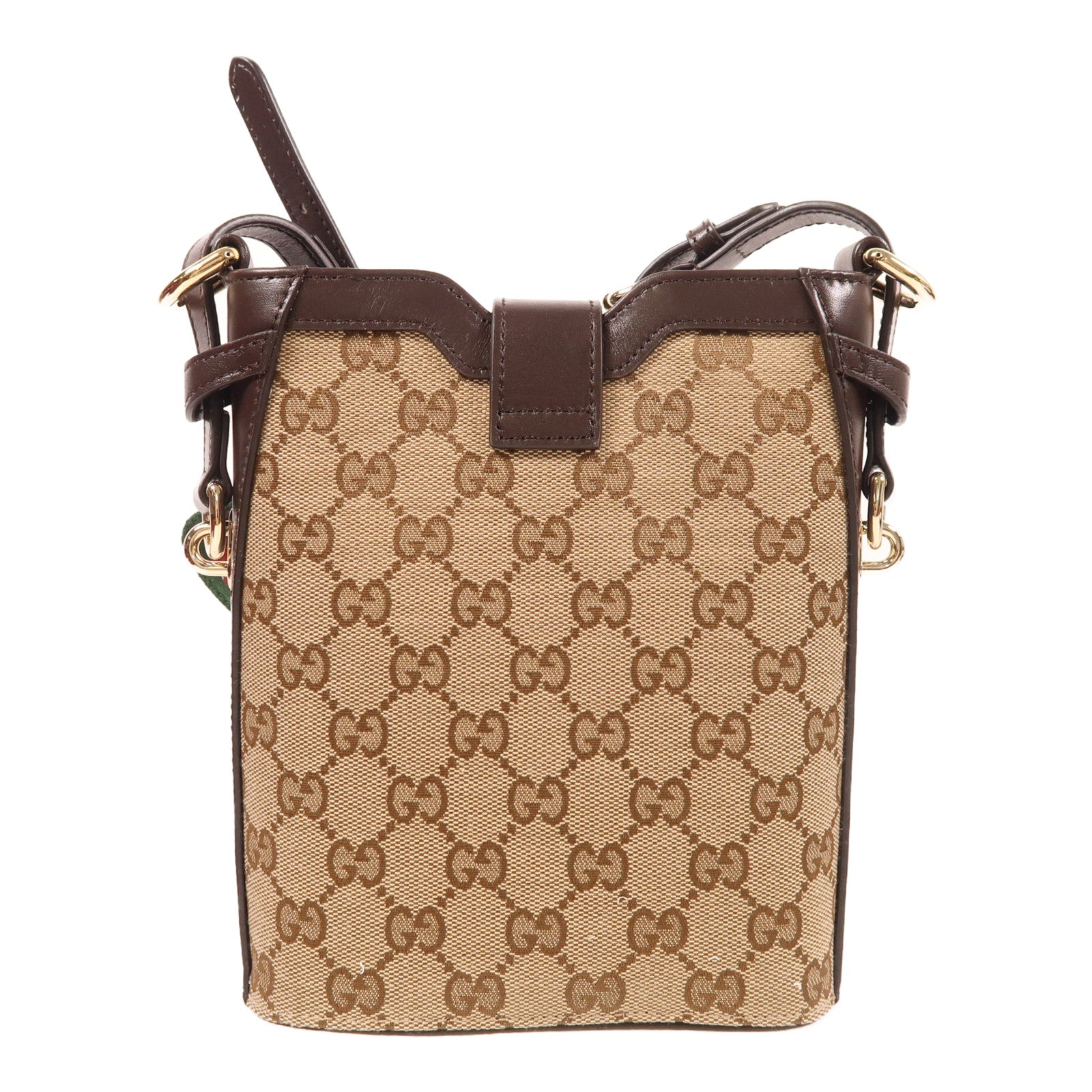 GUCCI GG SHW Shoulder Bag 782919 Canvas Brown