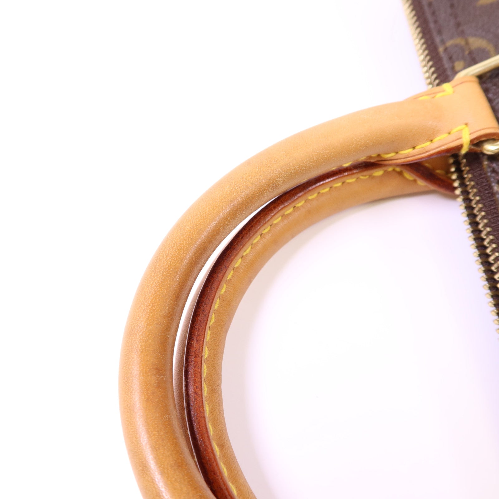 LOUIS VUITTON Monogram Speedy 35金扣手挽袋