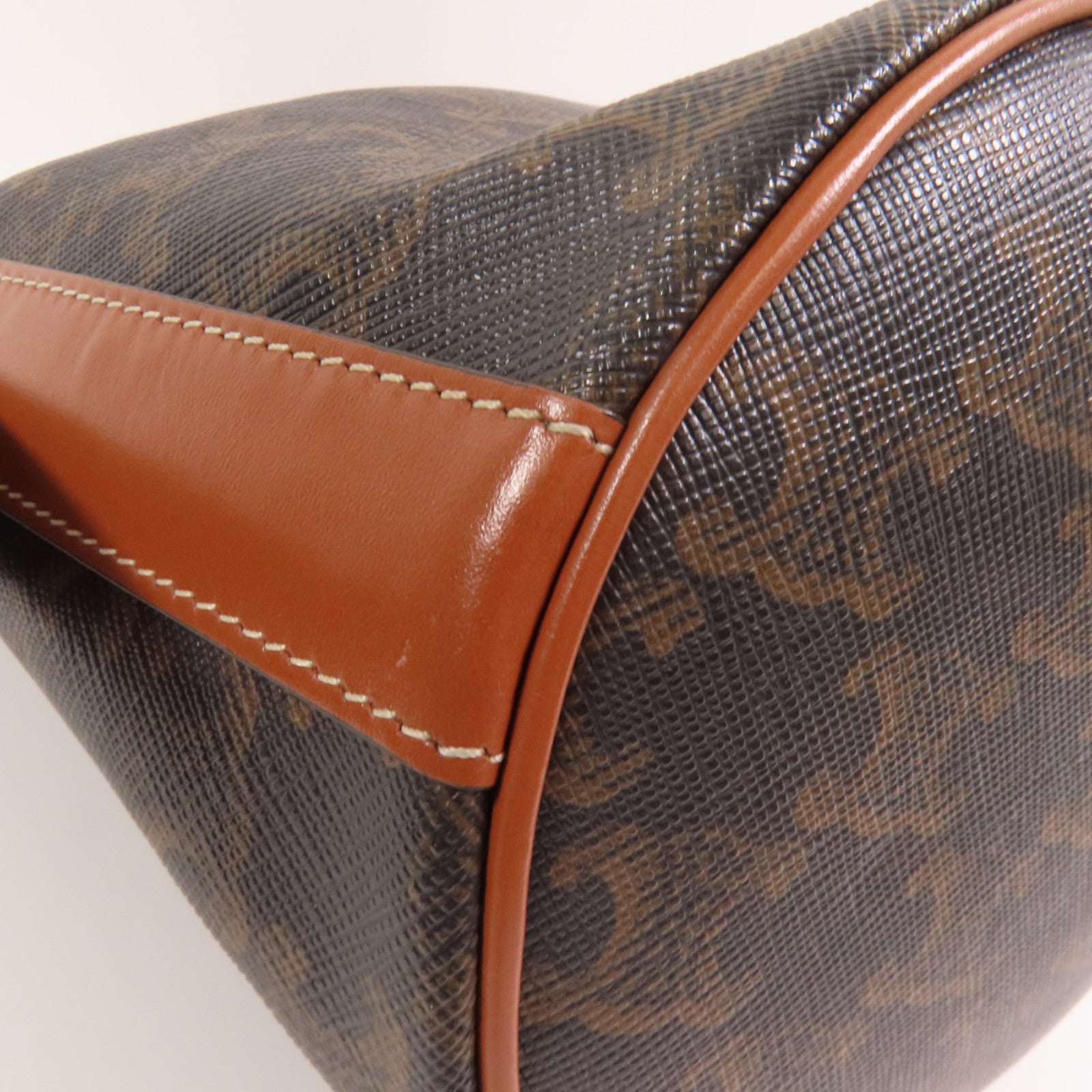 CELINE Triomphe帆布Bucket Bag金扣肩背袋