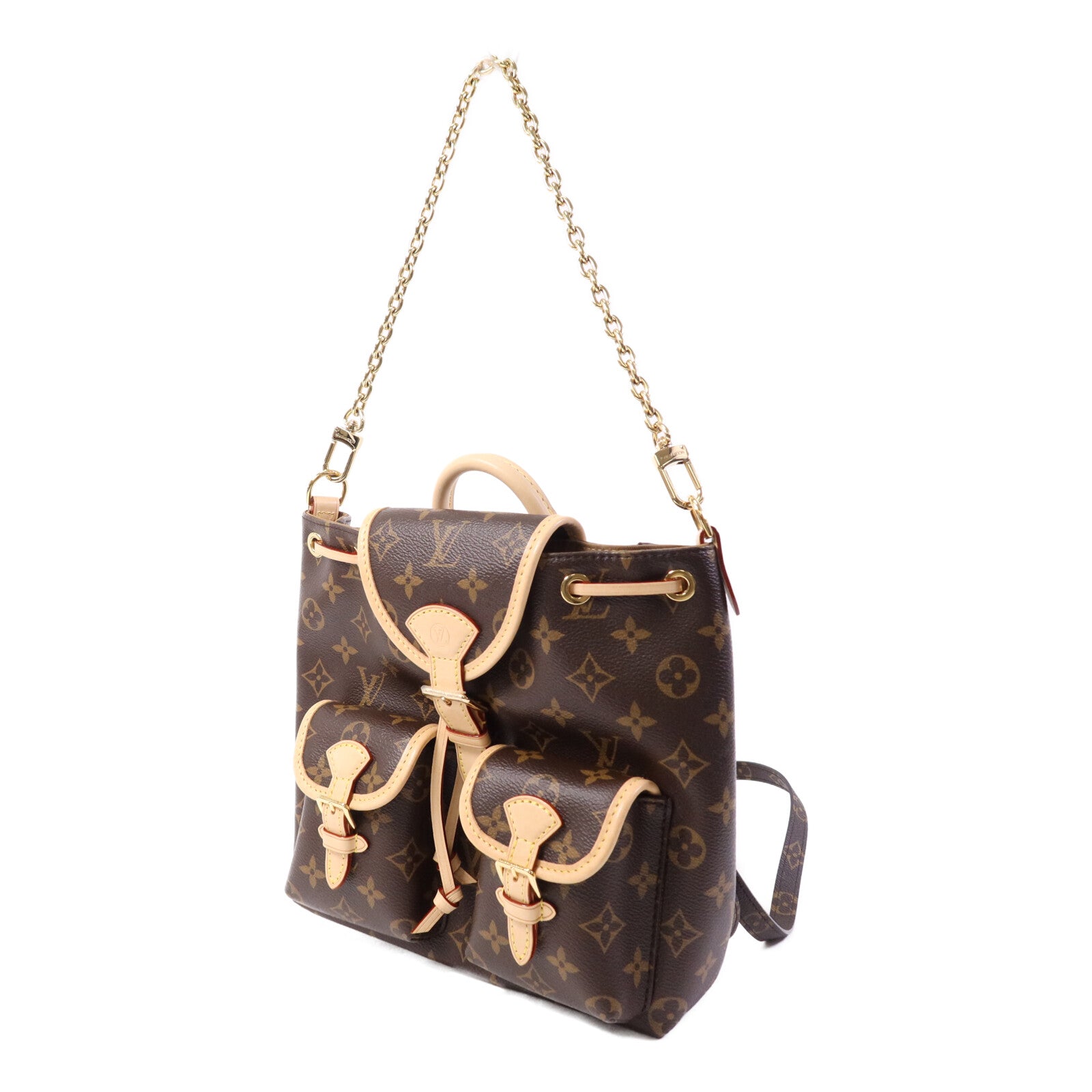 LOUIS VUITTON Monogram Excursion PM金扣背包