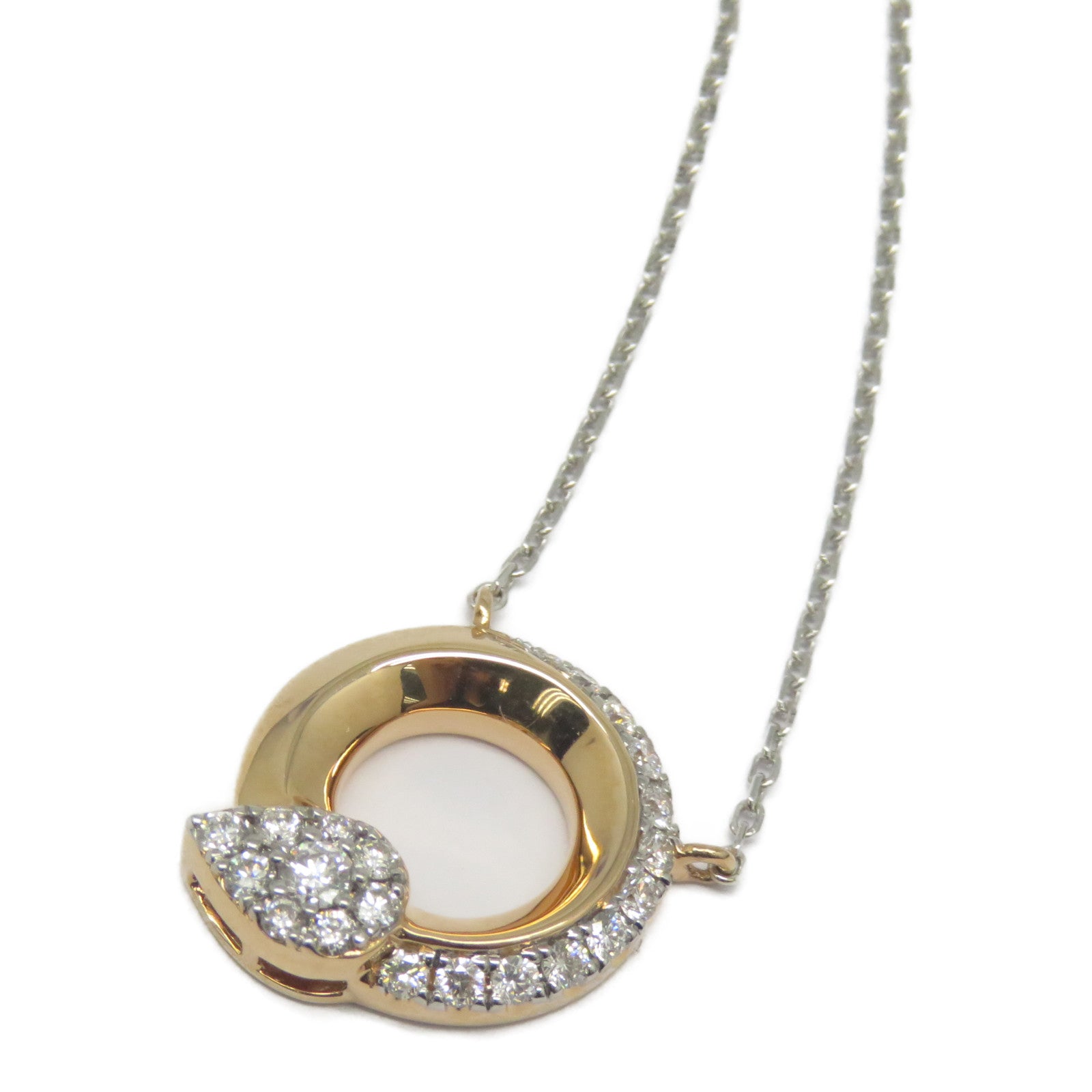 JEWELRY 【激減優惠】18K玫瑰金/白金Diamond Necklace 0.250ct鑽石項鍊