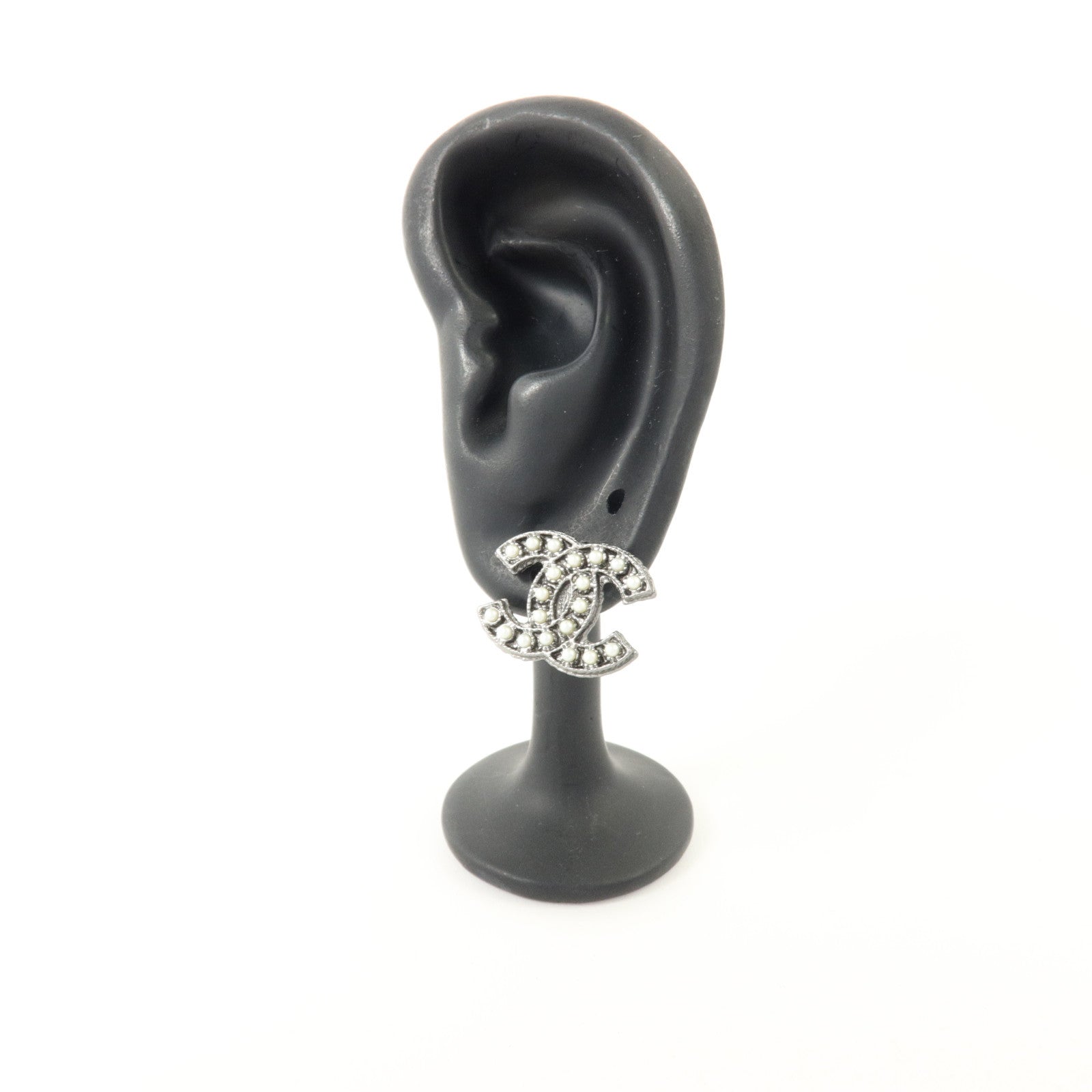 CHANEL 金屬/PVC Earrings耳環