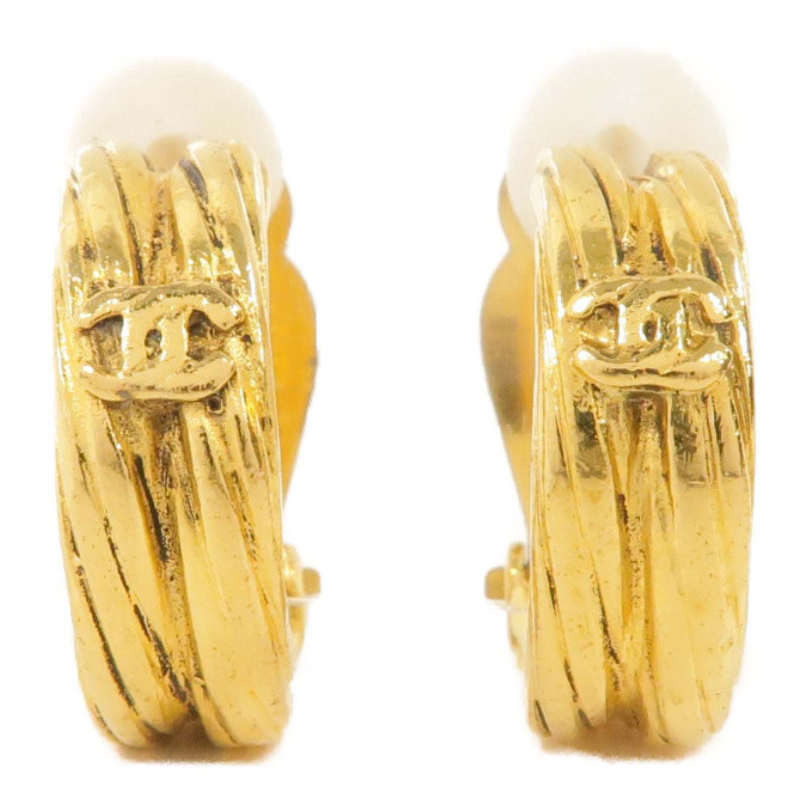 CHANEL 金屬Earrings耳環金色