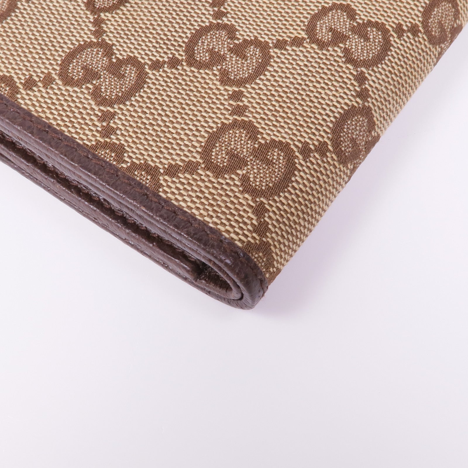 GUCCI 帆布Wallet銀扣錢包