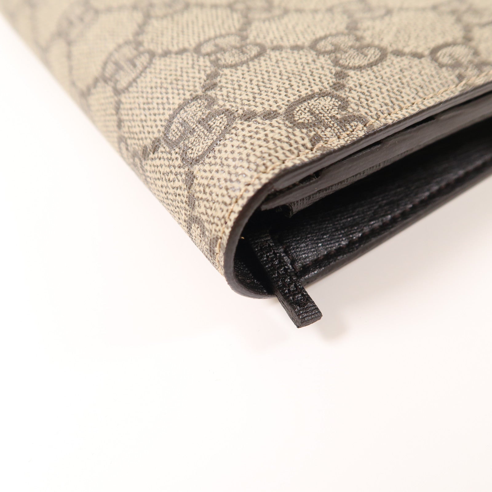 GUCCI 塗層帆布Long Wallet金扣長錢包
