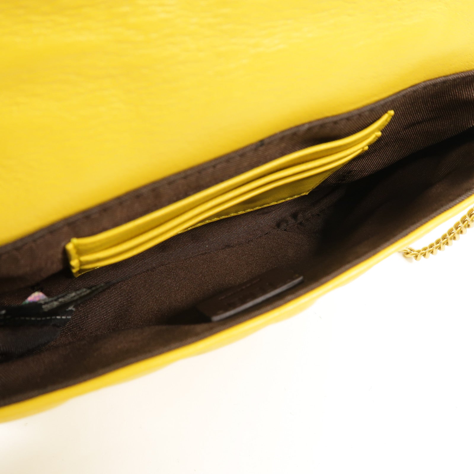 FENDI 牛皮皮革Baguette Mini手挽肩背兩用袋