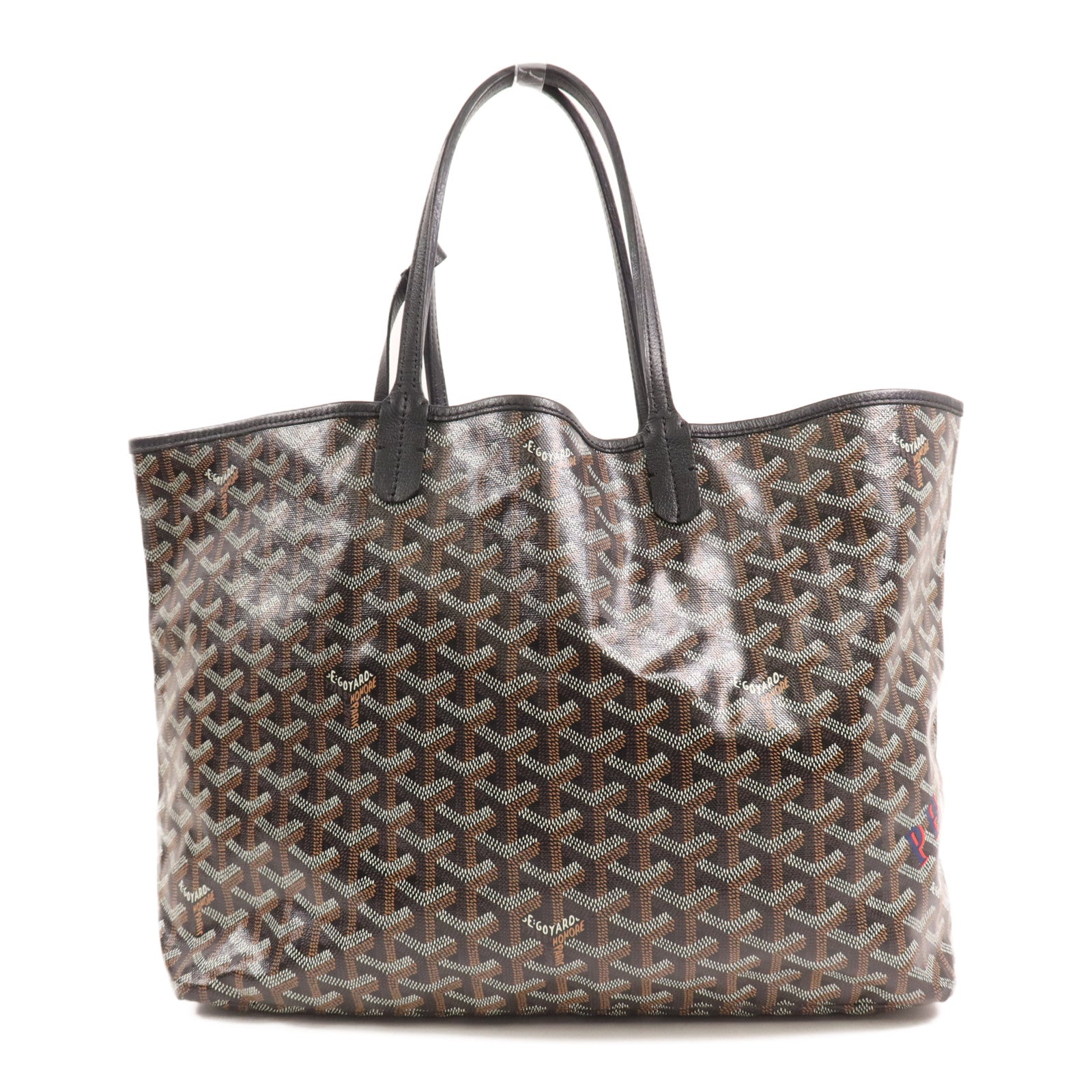 GOYARD 塗層帆布Saint Louis PM銀扣肩背袋
