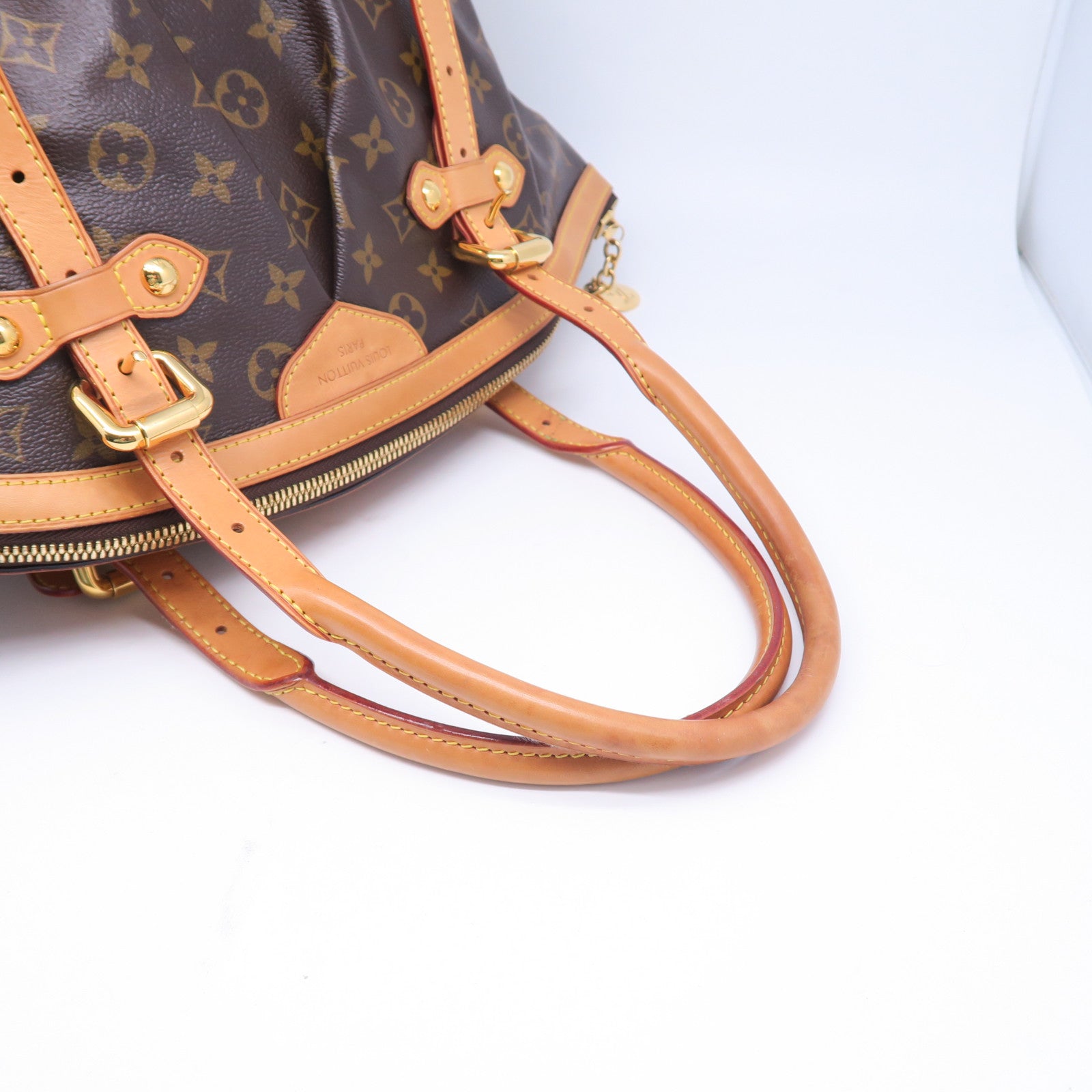 LOUIS VUITTON 【激減優惠】Monogram Tivoli GM金扣肩背袋啡色