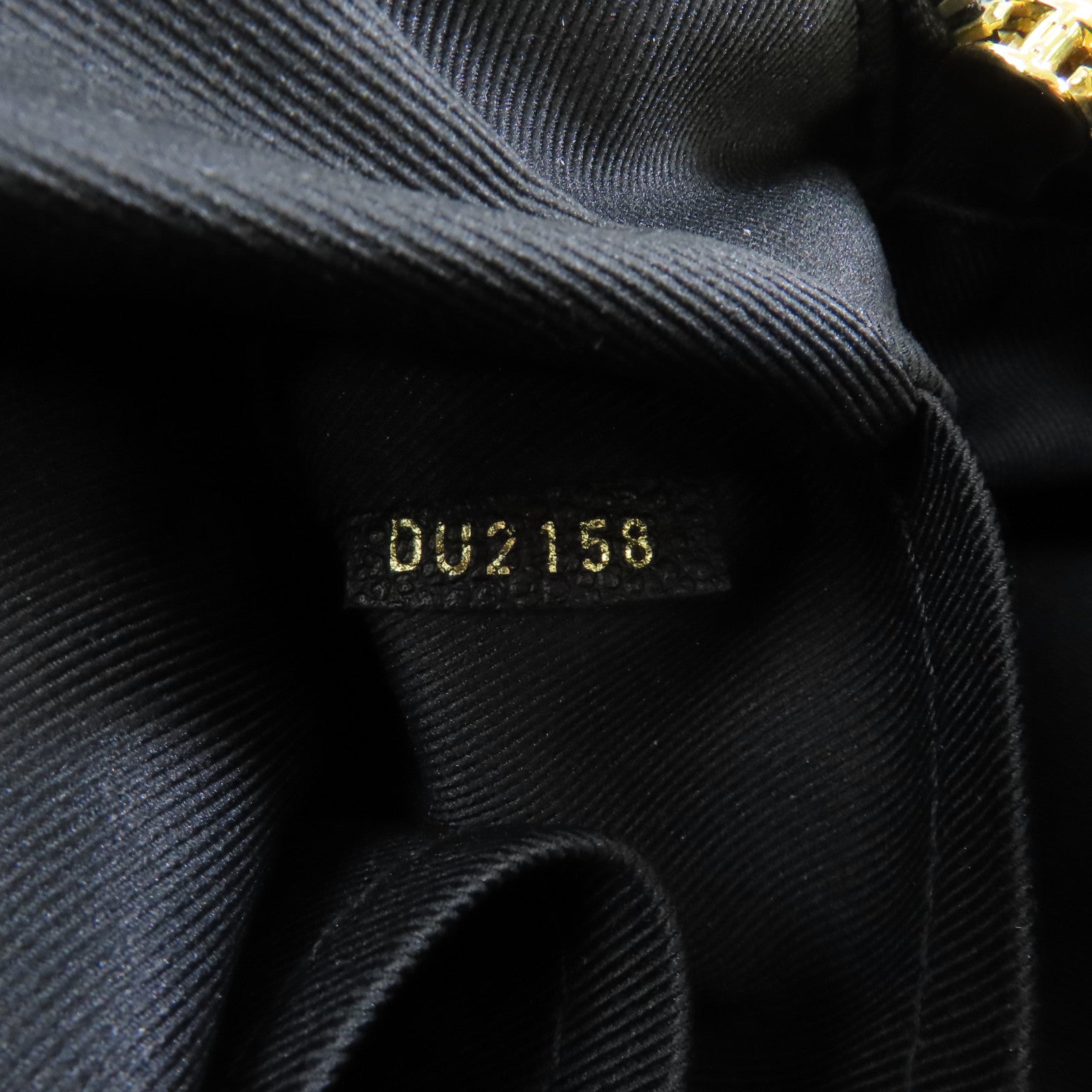 LOUIS VUITTON Monogram Empreinte Ponthieu MM金扣手挽袋/肩背袋黑色