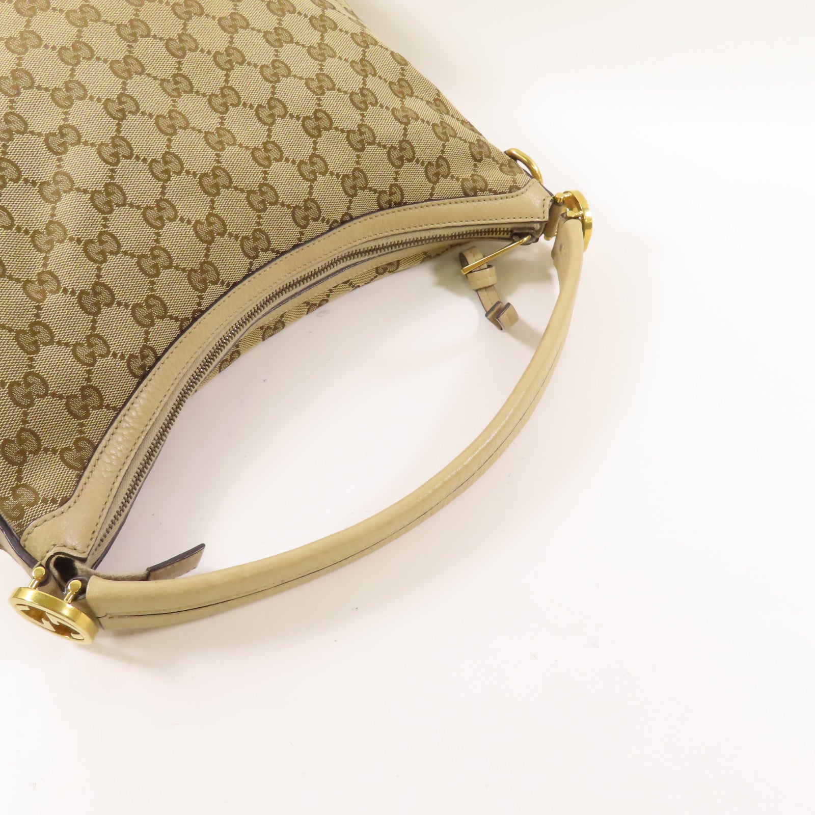 GUCCI 帆布2 Way Bag金扣肩背袋