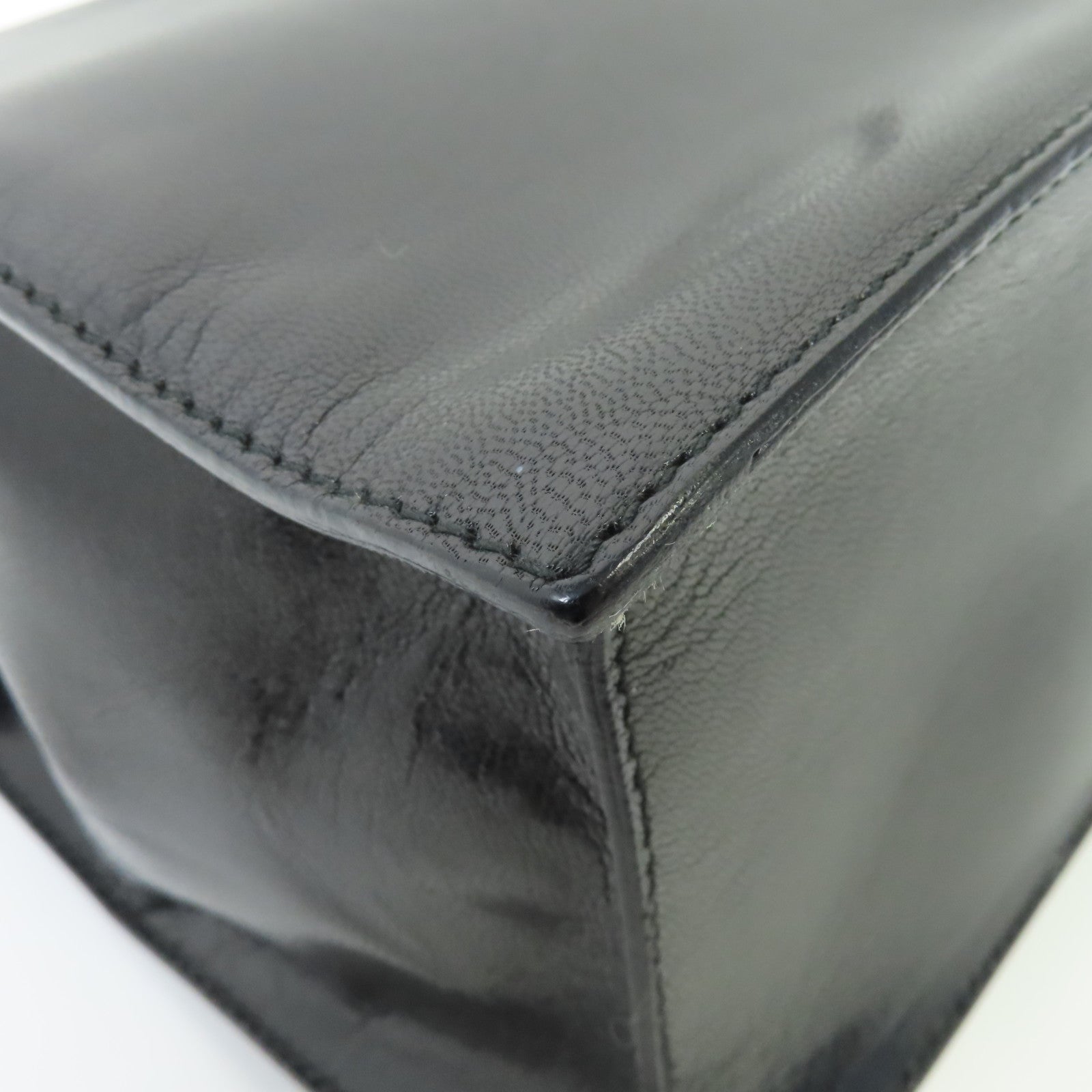 GUCCI 牛皮皮革Shoulder Bag金扣肩背袋黑色