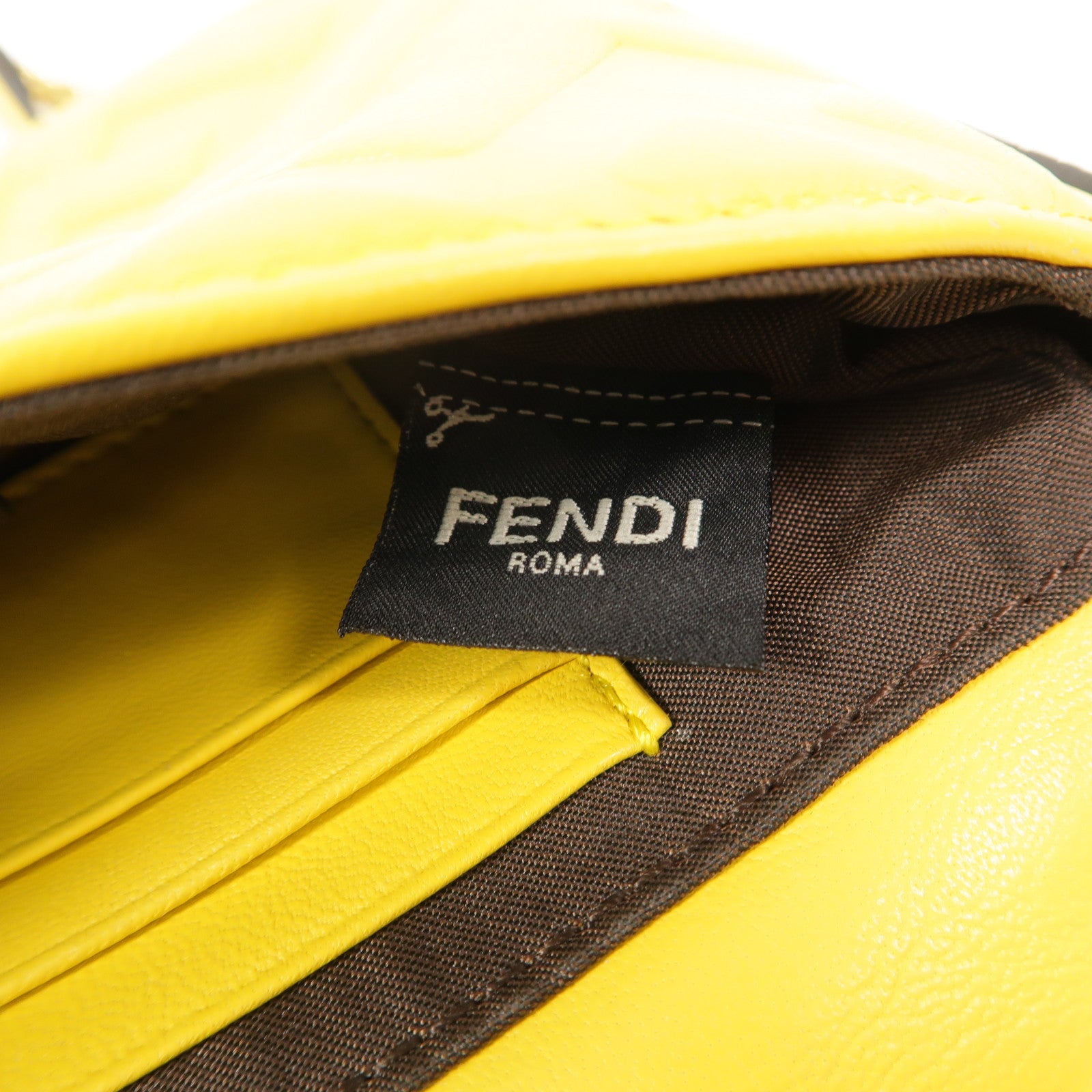FENDI 牛皮皮革Baguette Mini手挽肩背兩用袋