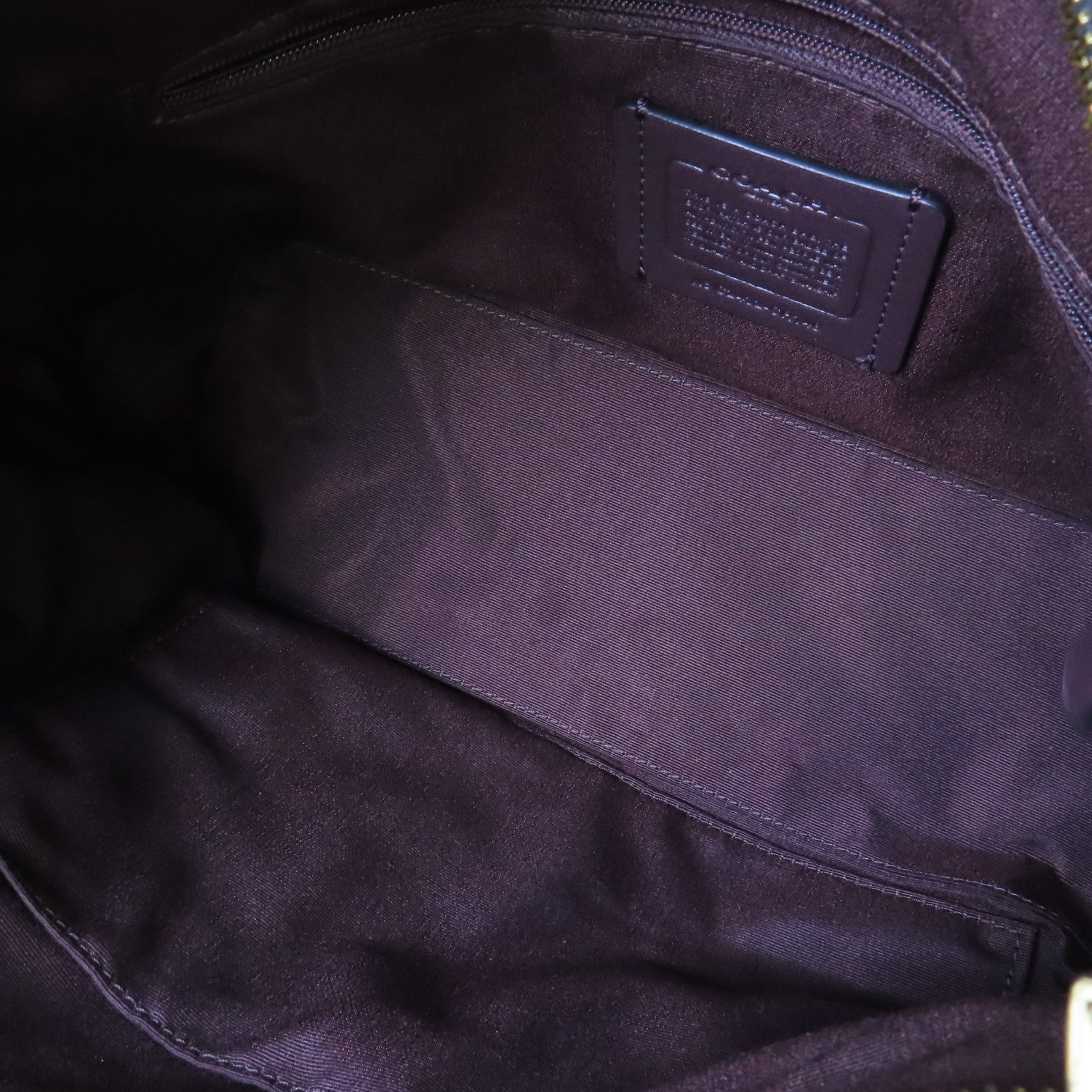 COACH 牛皮皮革2Way Shoulder Bag金扣手挽肩背兩用袋黑色