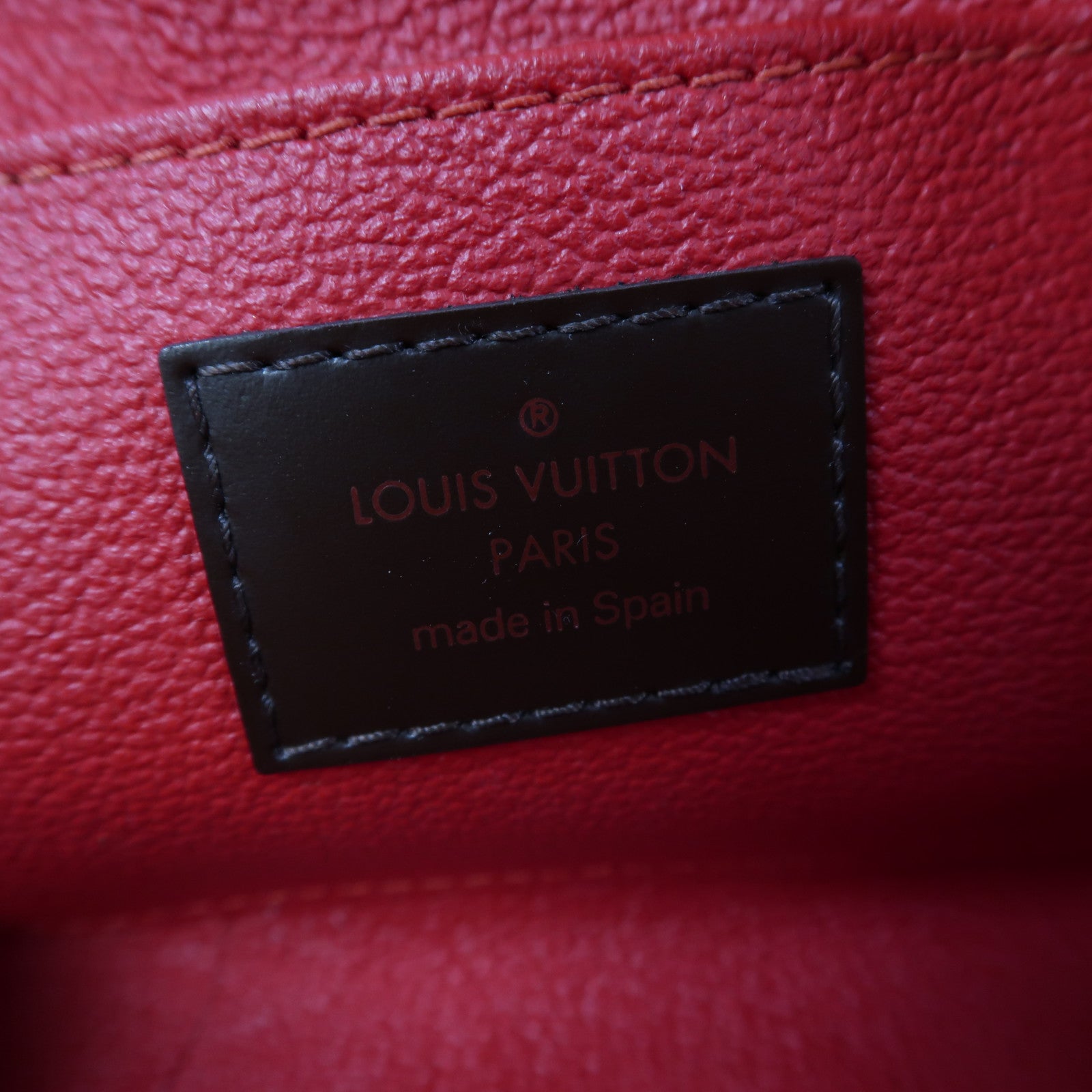 LOUIS VUITTON 【激減優惠】Damier Ebene Cosmetic Pouch PM金扣手拿包啡色