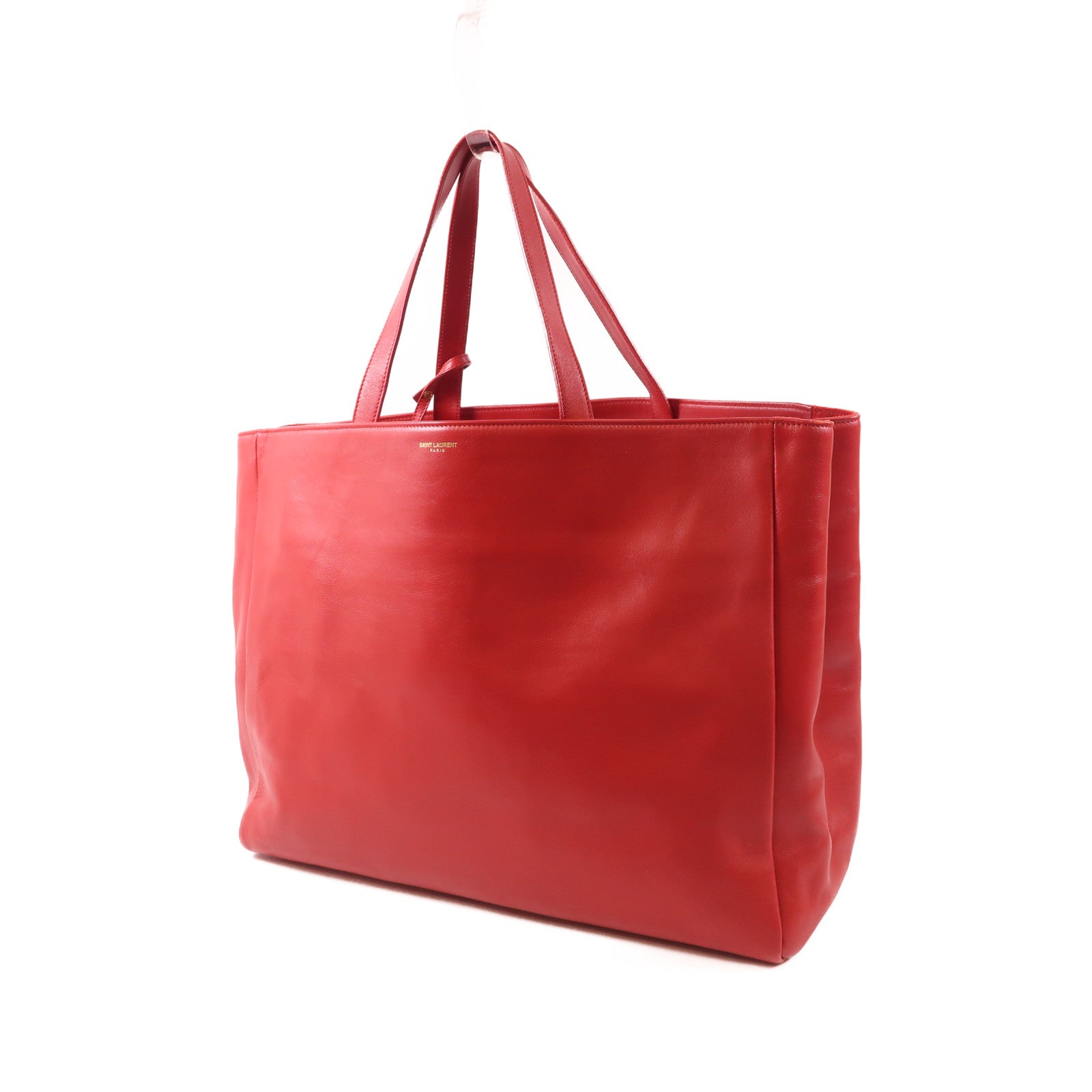 SAINT LAURENT 牛皮皮革Tote Bag金扣手挽袋