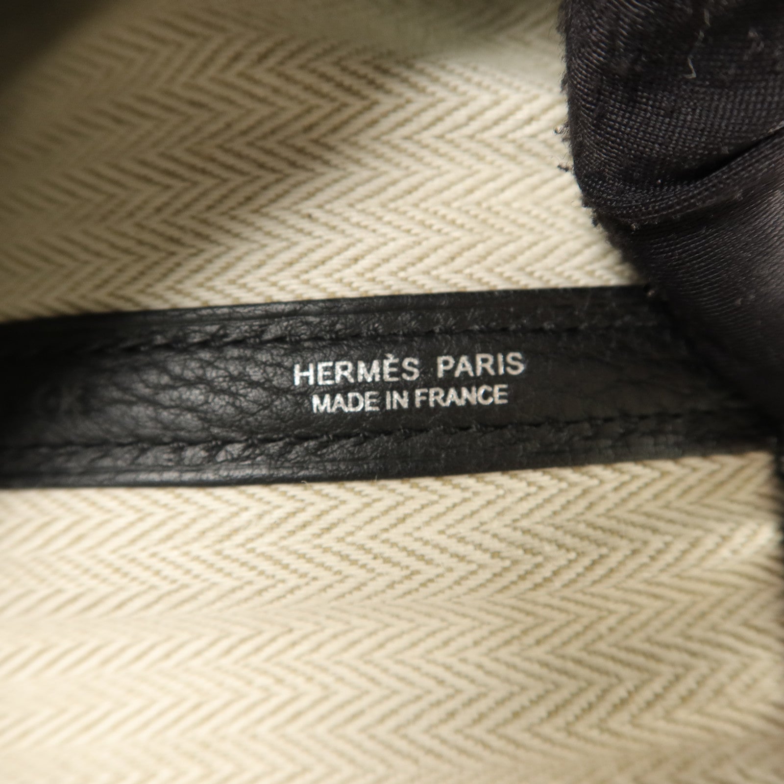 HERMES Negonda皮革Garden Party PM手挽袋Noir