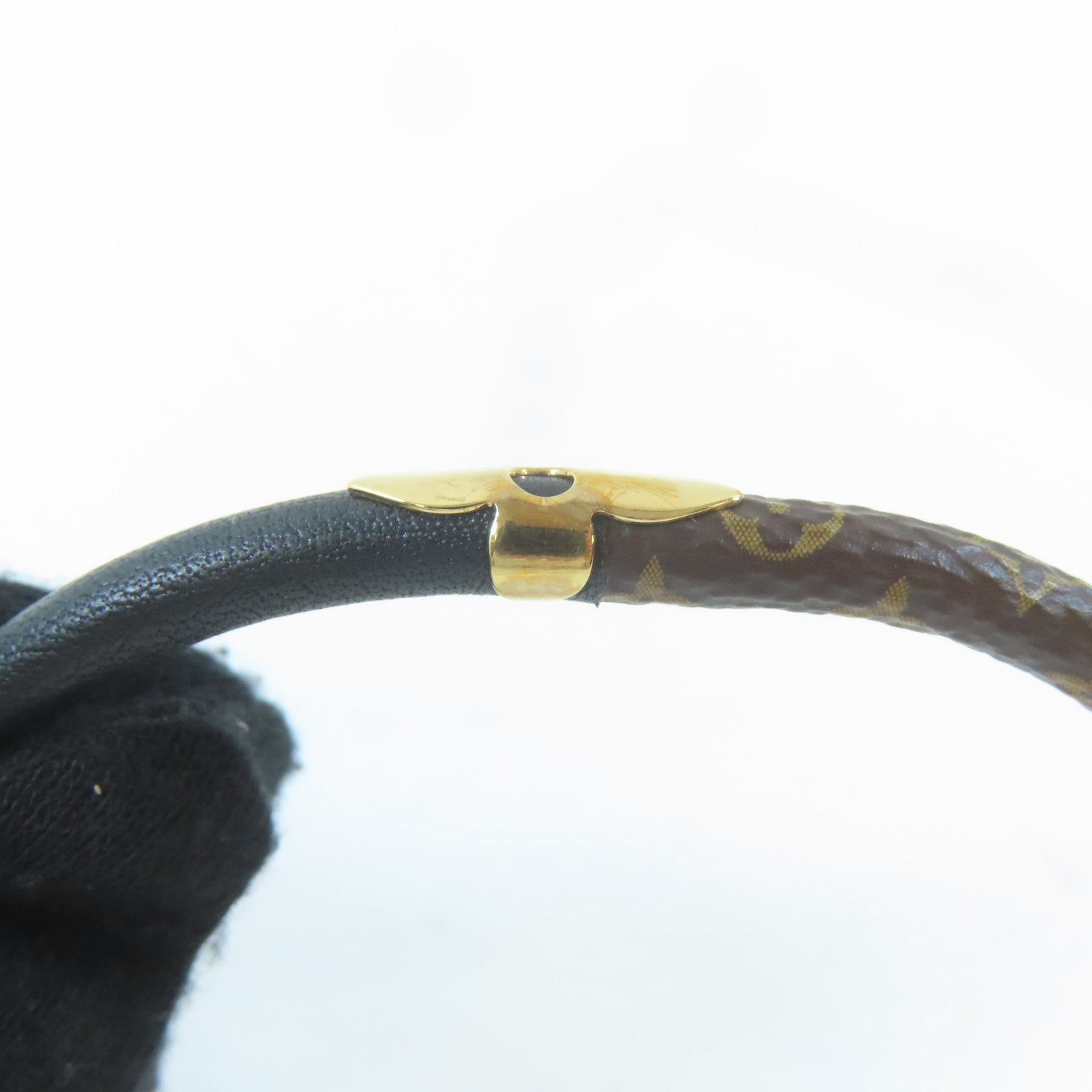 LOUIS VUITTON Monogram Daily Confidertial Bracelet手鏈啡色