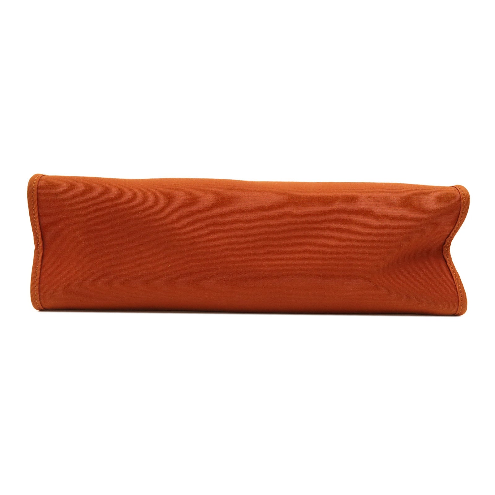 HERMES 帆布Herbag PM銀扣手挽肩背兩用袋古銅色