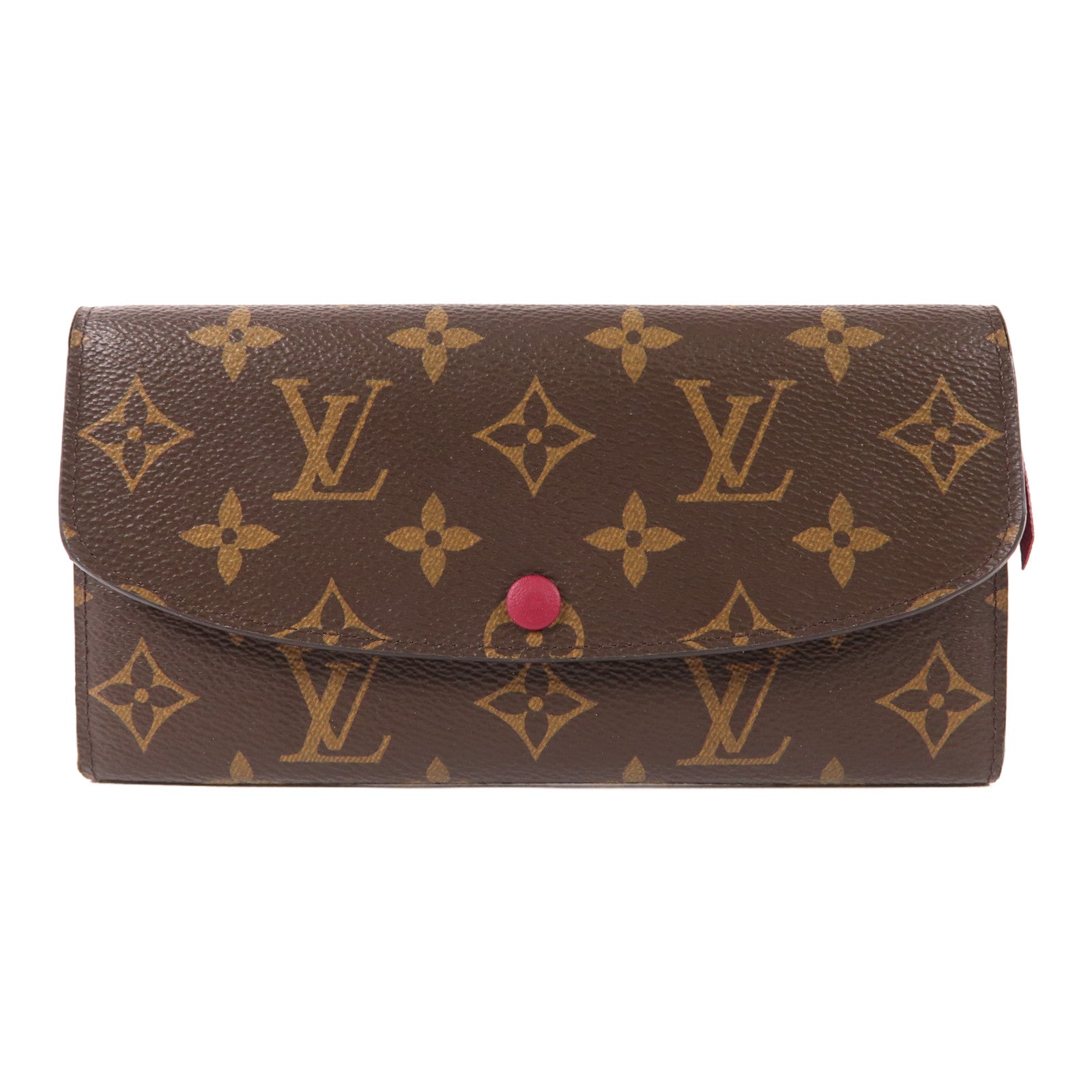 LOUIS VUITTON Monogram Emilie Long Wallet金扣長錢包