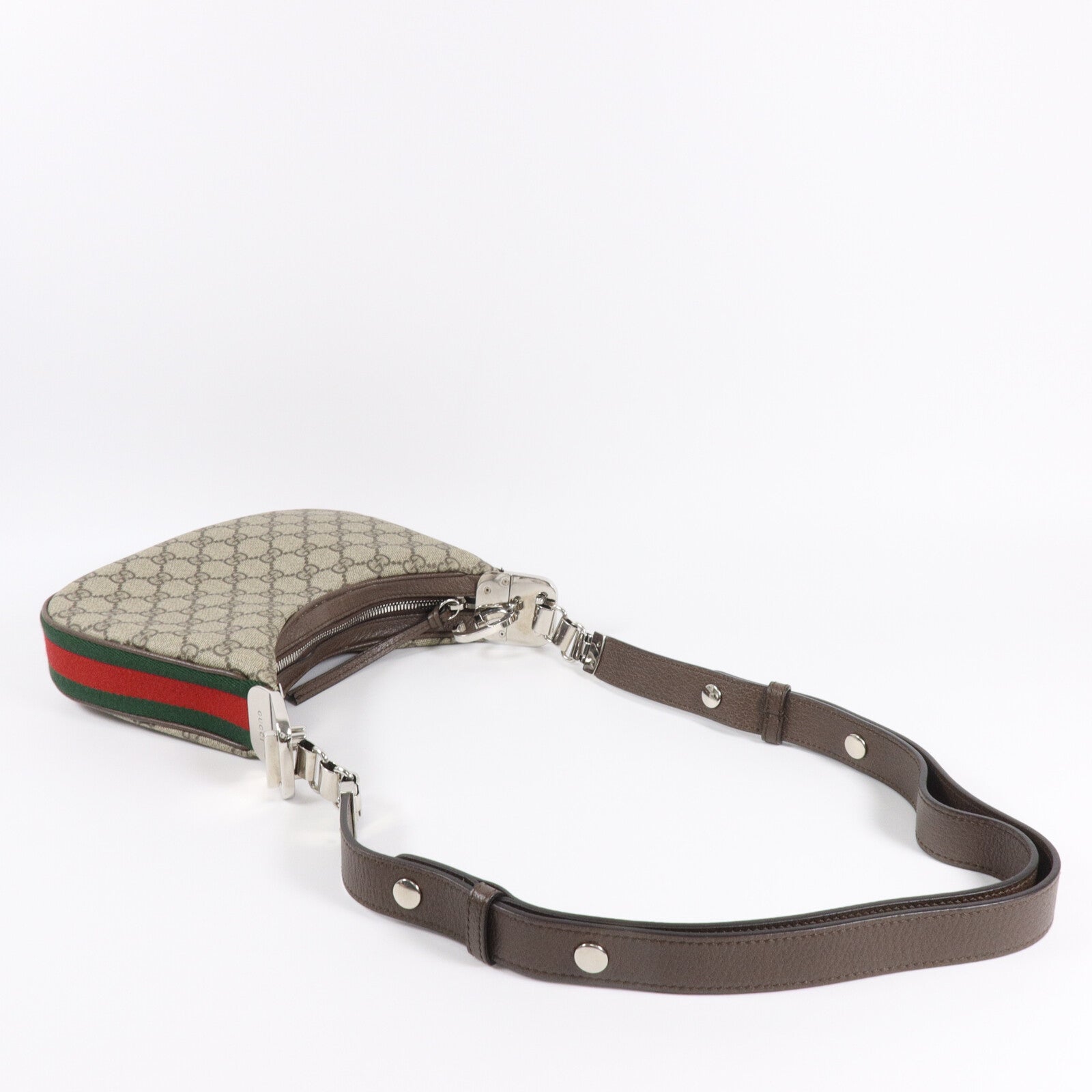 GUCCI 塗層帆布Attache Small Shoulder Bag肩背袋
