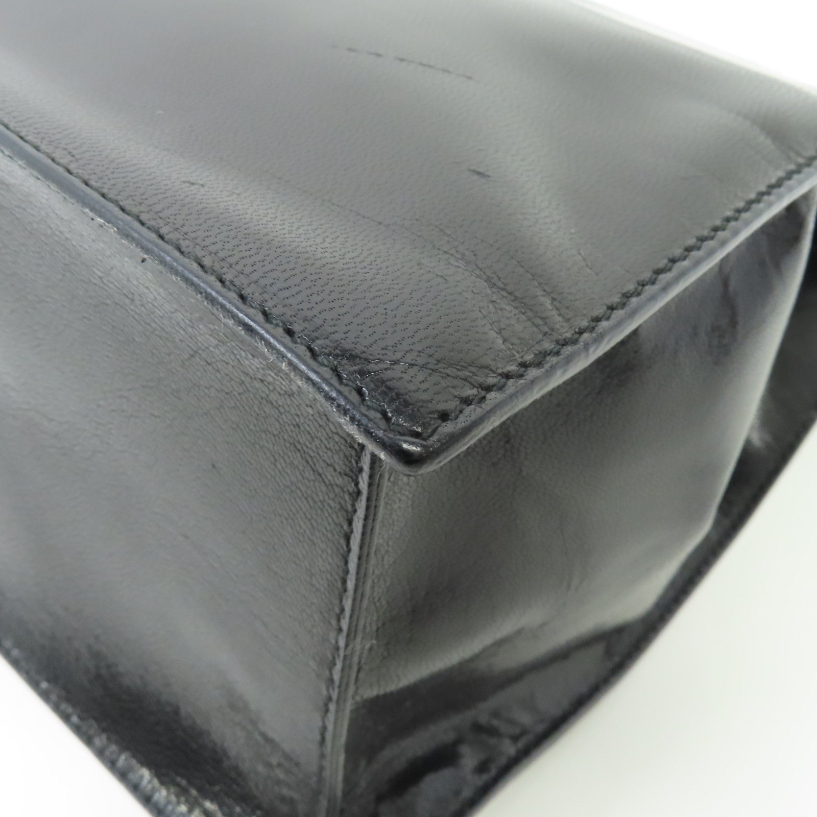 GUCCI 牛皮皮革Shoulder Bag金扣肩背袋黑色