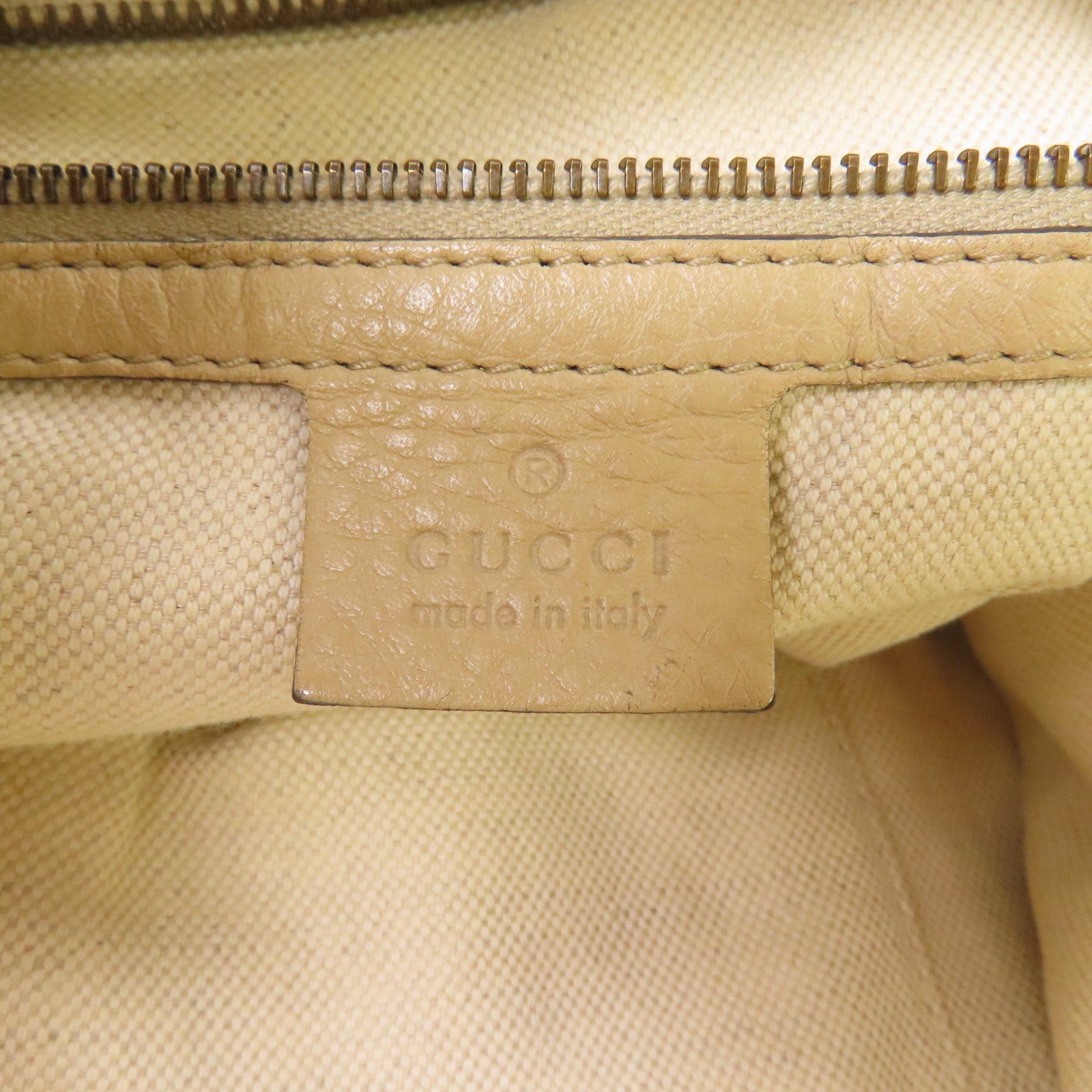 GUCCI 帆布2 Way Bag金扣肩背袋