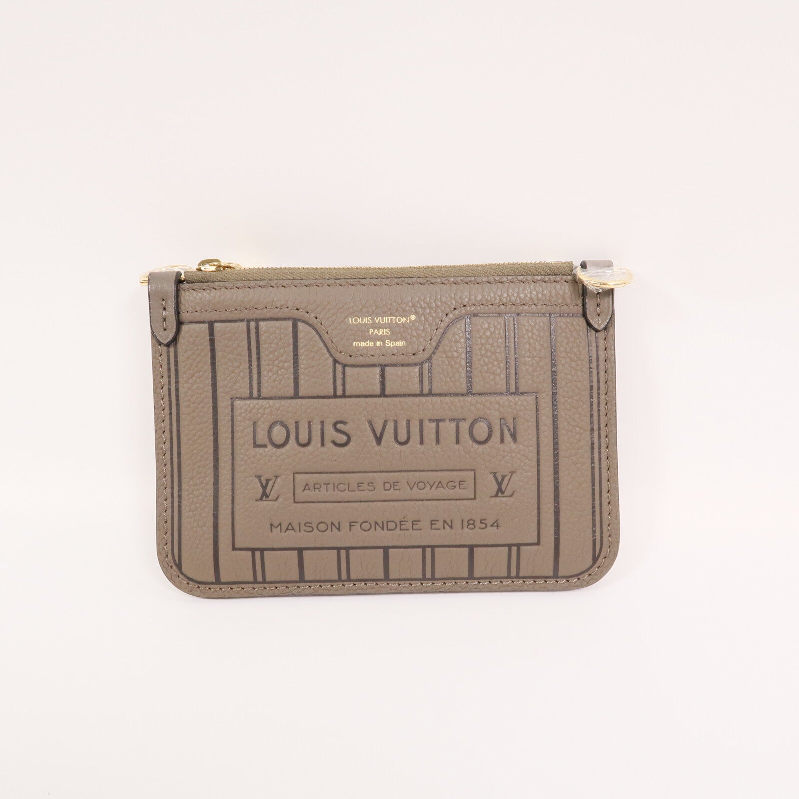 LOUIS VUITTON Monogram/牛皮皮革Neverfull Bandouliere Inside Out BB手挽肩背兩用袋