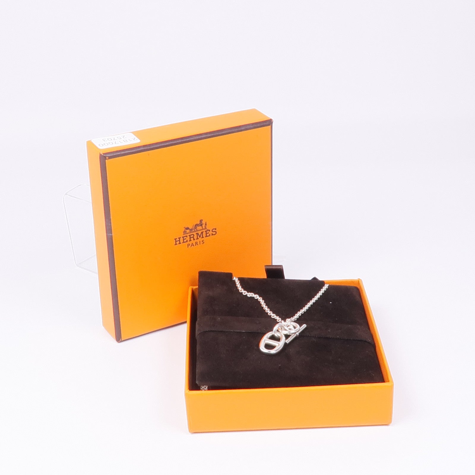 HERMES 925純銀Chaine D'Ancre項鍊